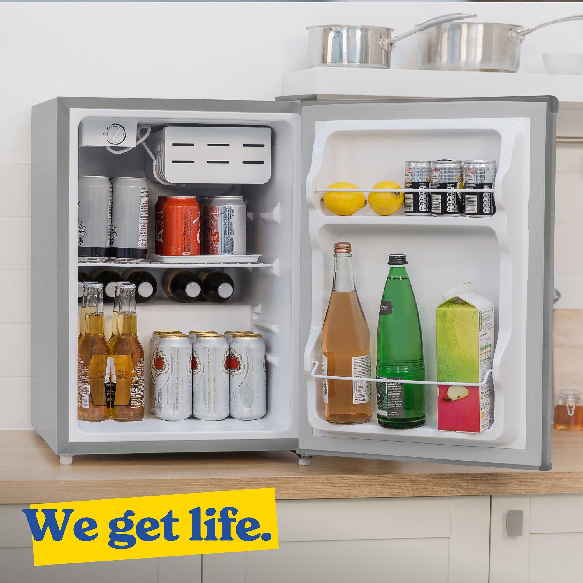 Silver - Russell Hobbs - RUSSELL HOBBS 66L TABLE TOP FRIDGE - 8