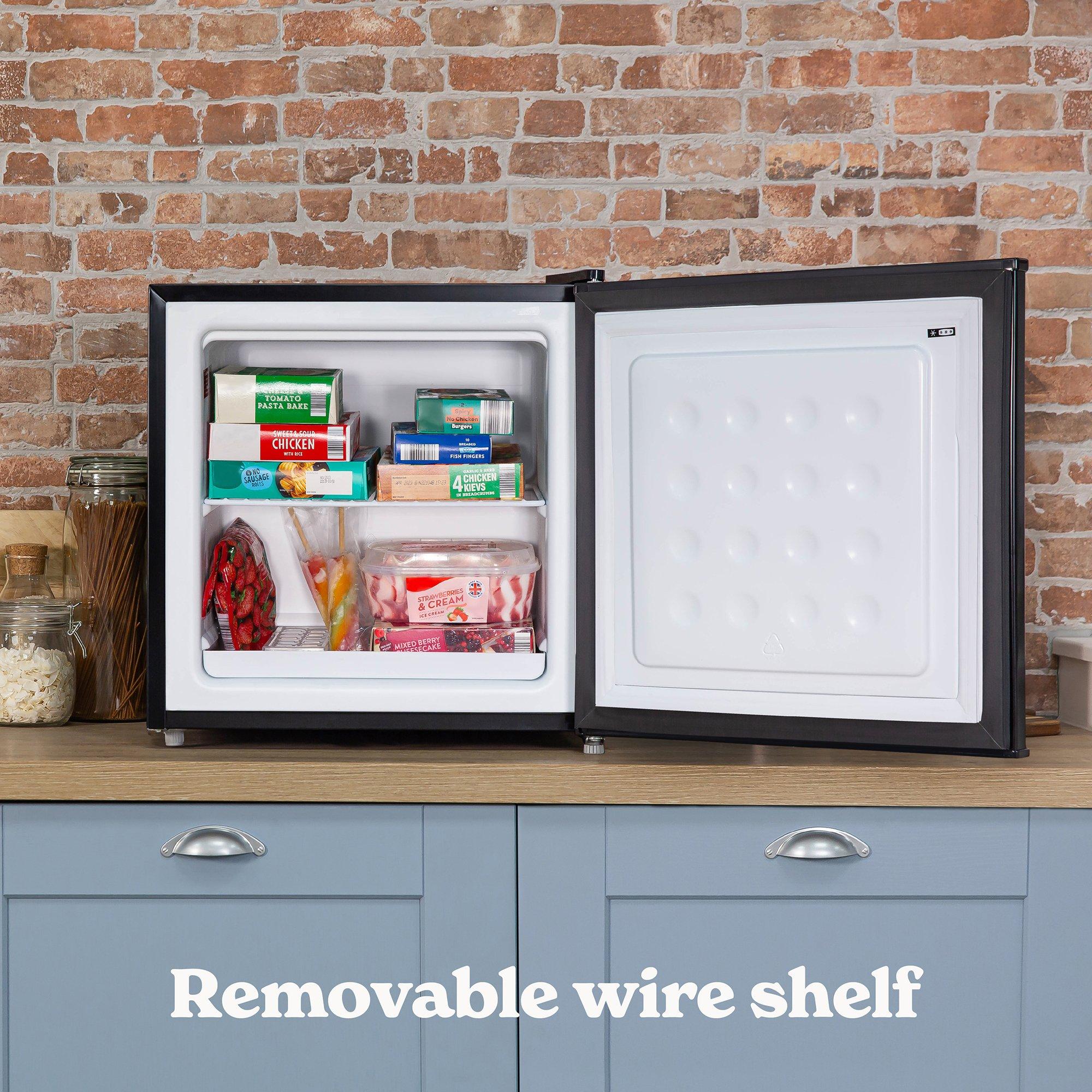 Black - Russell Hobbs - RUSSELL HOBBS 31L TABLE TOP FREEZER - BLACK - 4