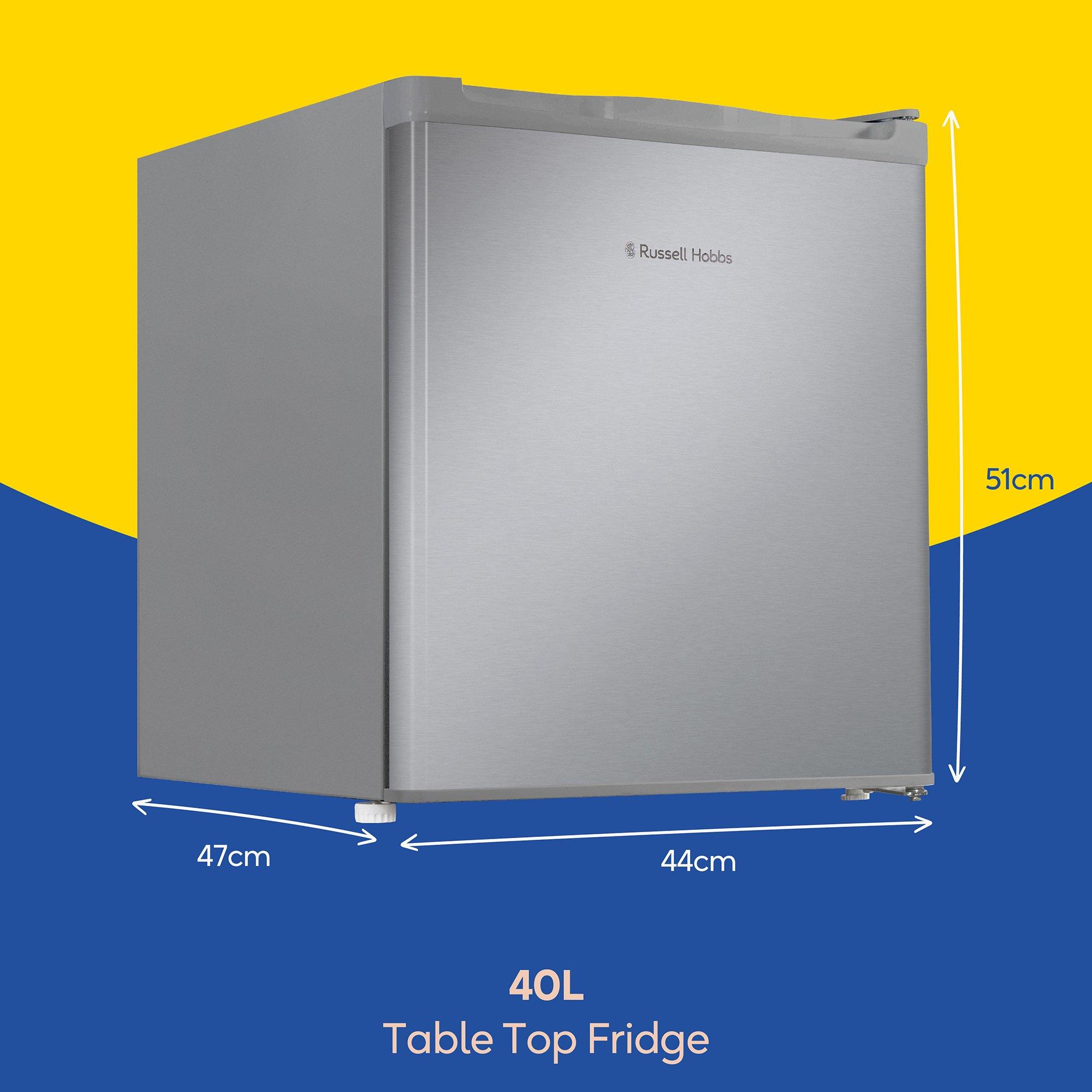 Silver - Russell Hobbs - RUSSELL HOBBS 40L TABLE TOP FRIDGE - 2