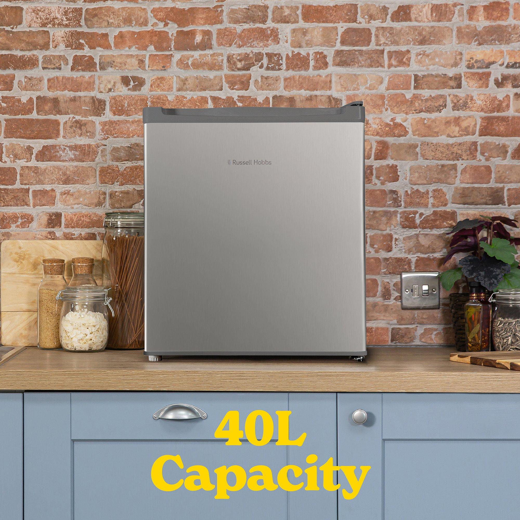 Silver - Russell Hobbs - RUSSELL HOBBS 40L TABLE TOP FRIDGE - 3
