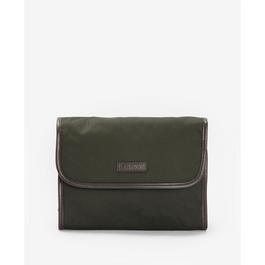 Barbour Wax Hanging Washbag