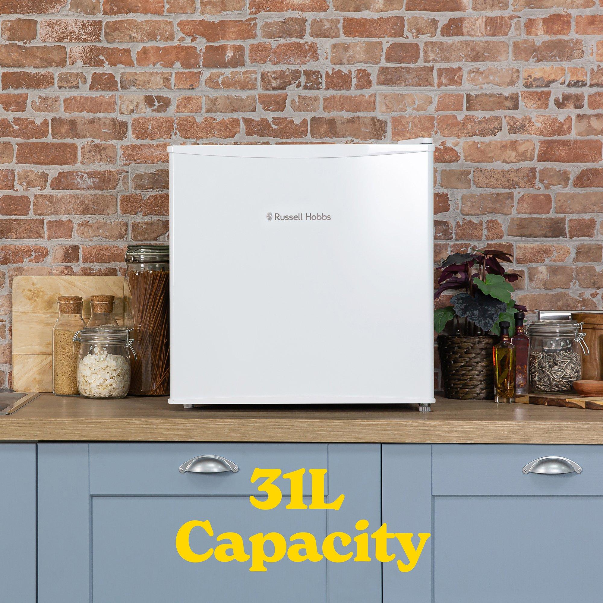 White - Russell Hobbs - RUSSELL HOBBS 31L TABLE TOP FREEZER - WHITE - 3