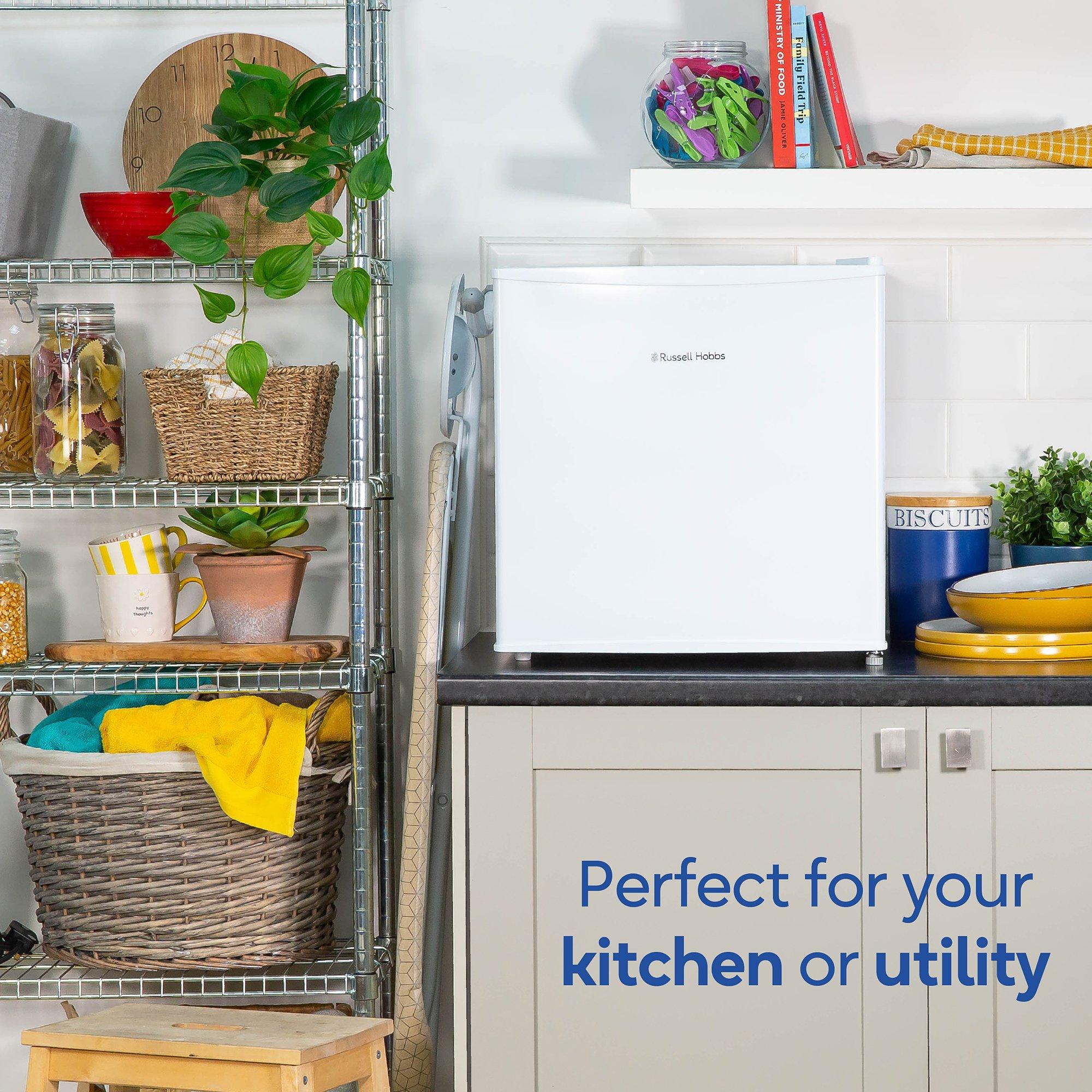 White - Russell Hobbs - RUSSELL HOBBS 31L TABLE TOP FREEZER - WHITE - 5