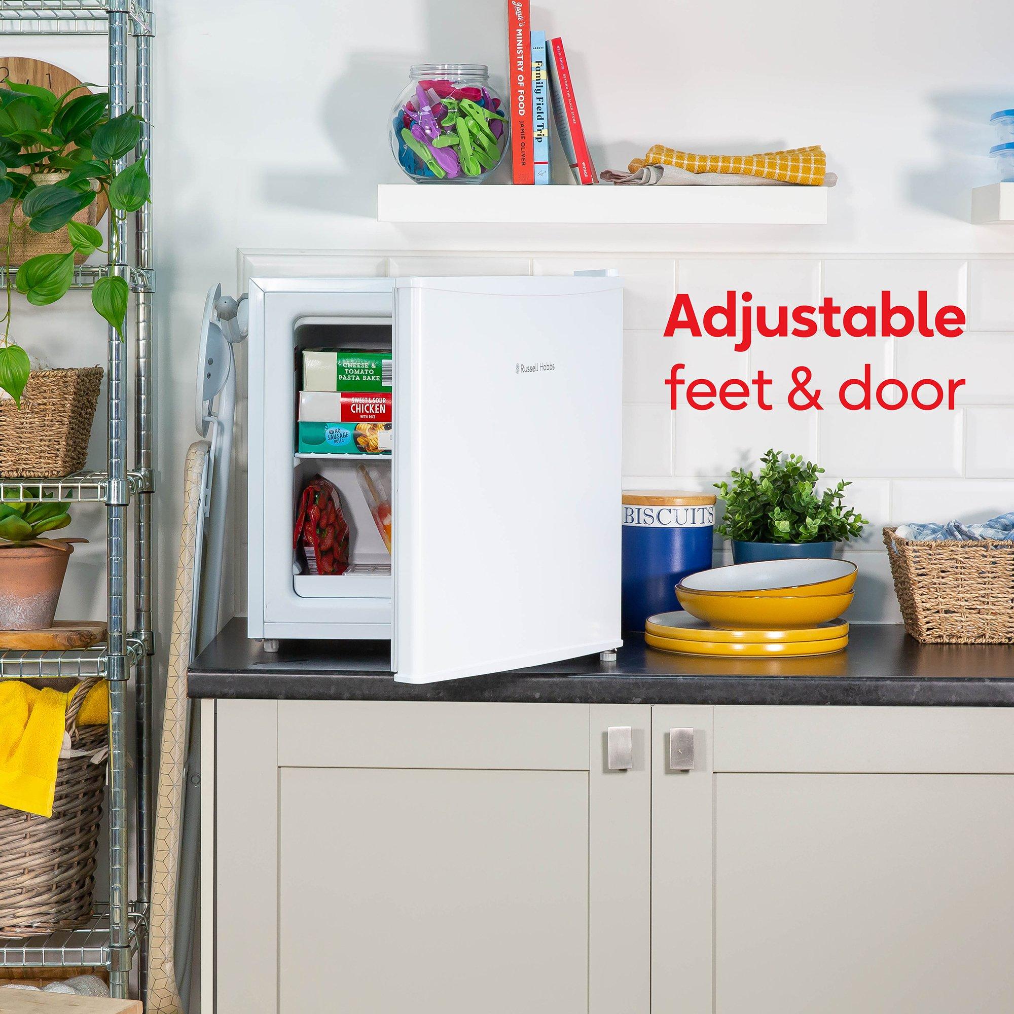 White - Russell Hobbs - RUSSELL HOBBS 31L TABLE TOP FREEZER - WHITE - 6