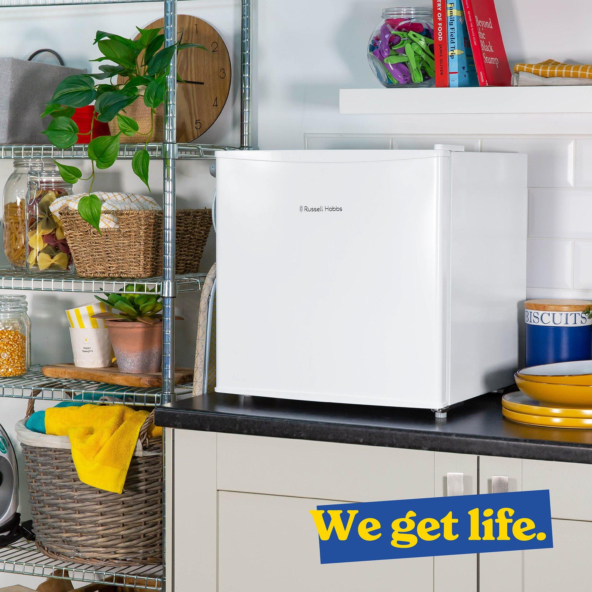 White - Russell Hobbs - RUSSELL HOBBS 31L TABLE TOP FREEZER - WHITE - 8
