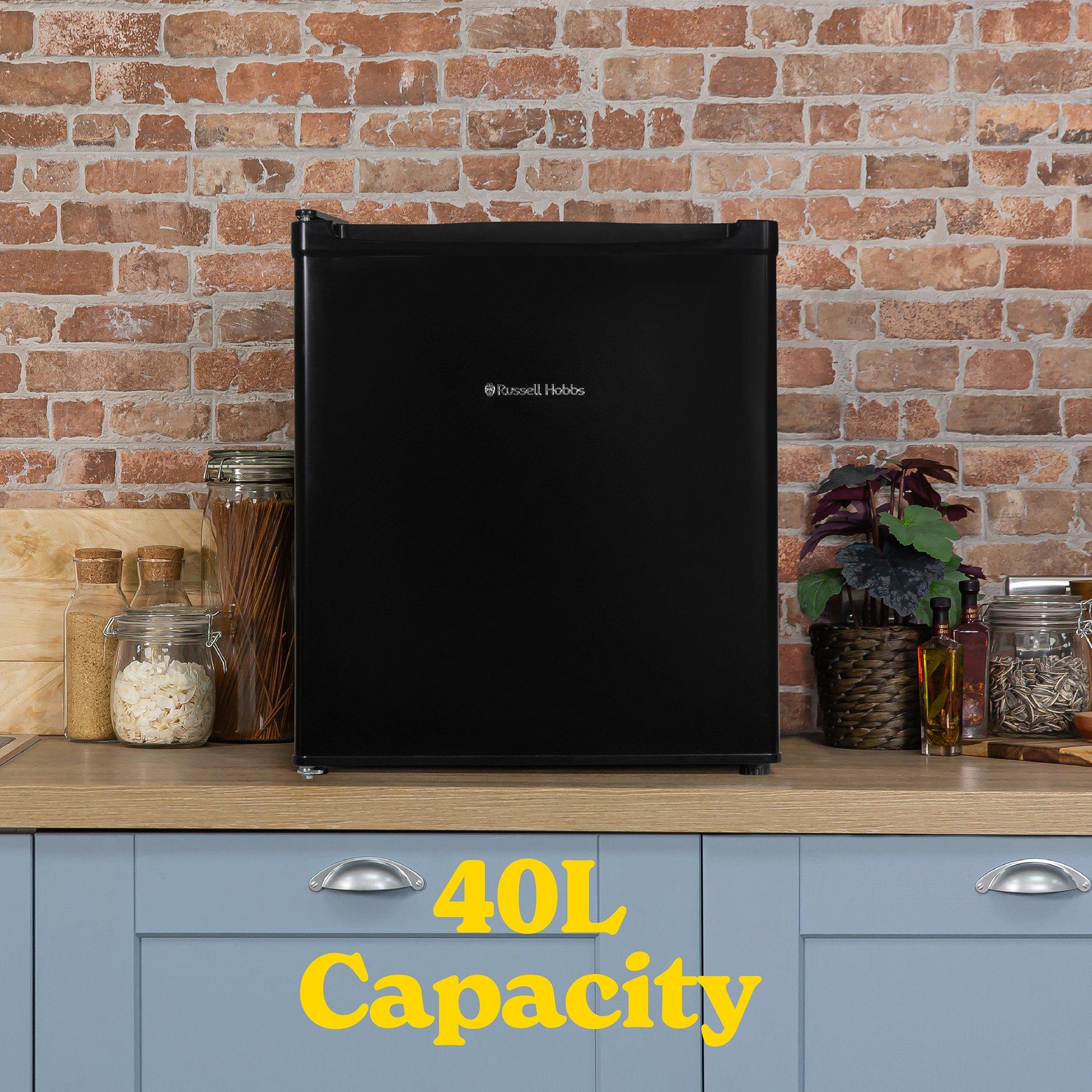 Black - Russell Hobbs - RUSSELL HOBBS 40L TABLE TOP FRIDGE - BLACK - 3