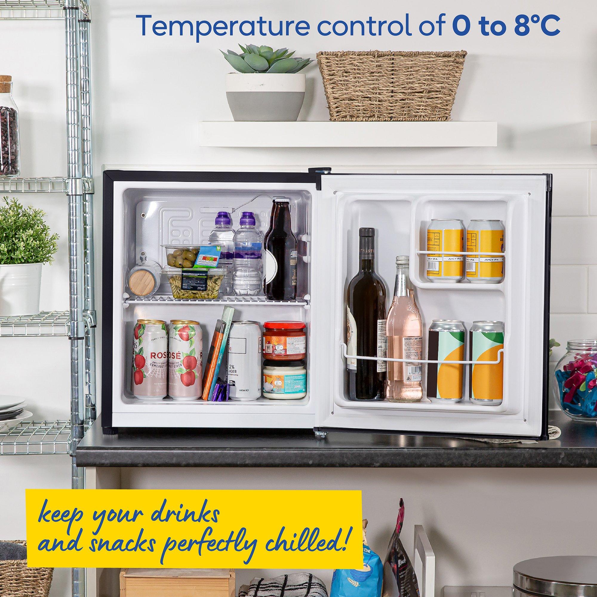 Black - Russell Hobbs - RUSSELL HOBBS 40L TABLE TOP FRIDGE - BLACK - 7