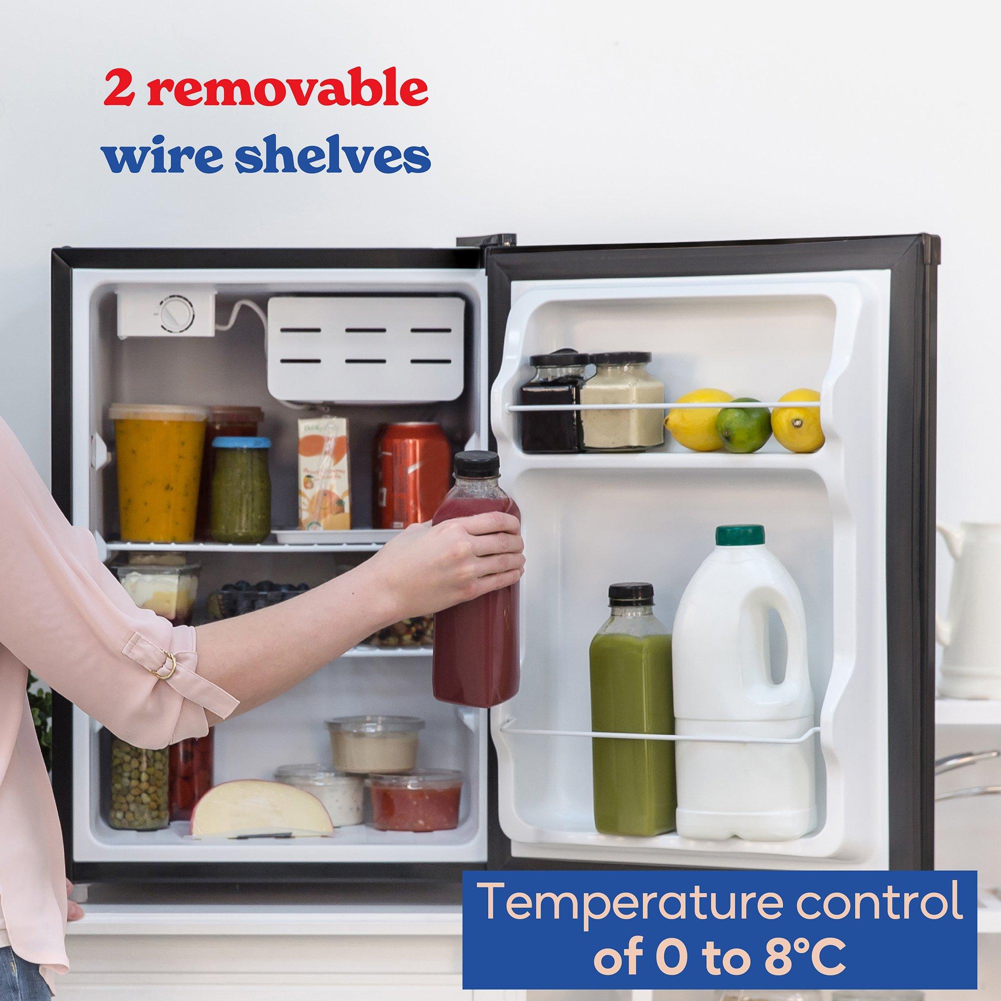 Black - Russell Hobbs - RUSSELL HOBBS 66L TABLE TOP FRIDGE - BLACK - 4