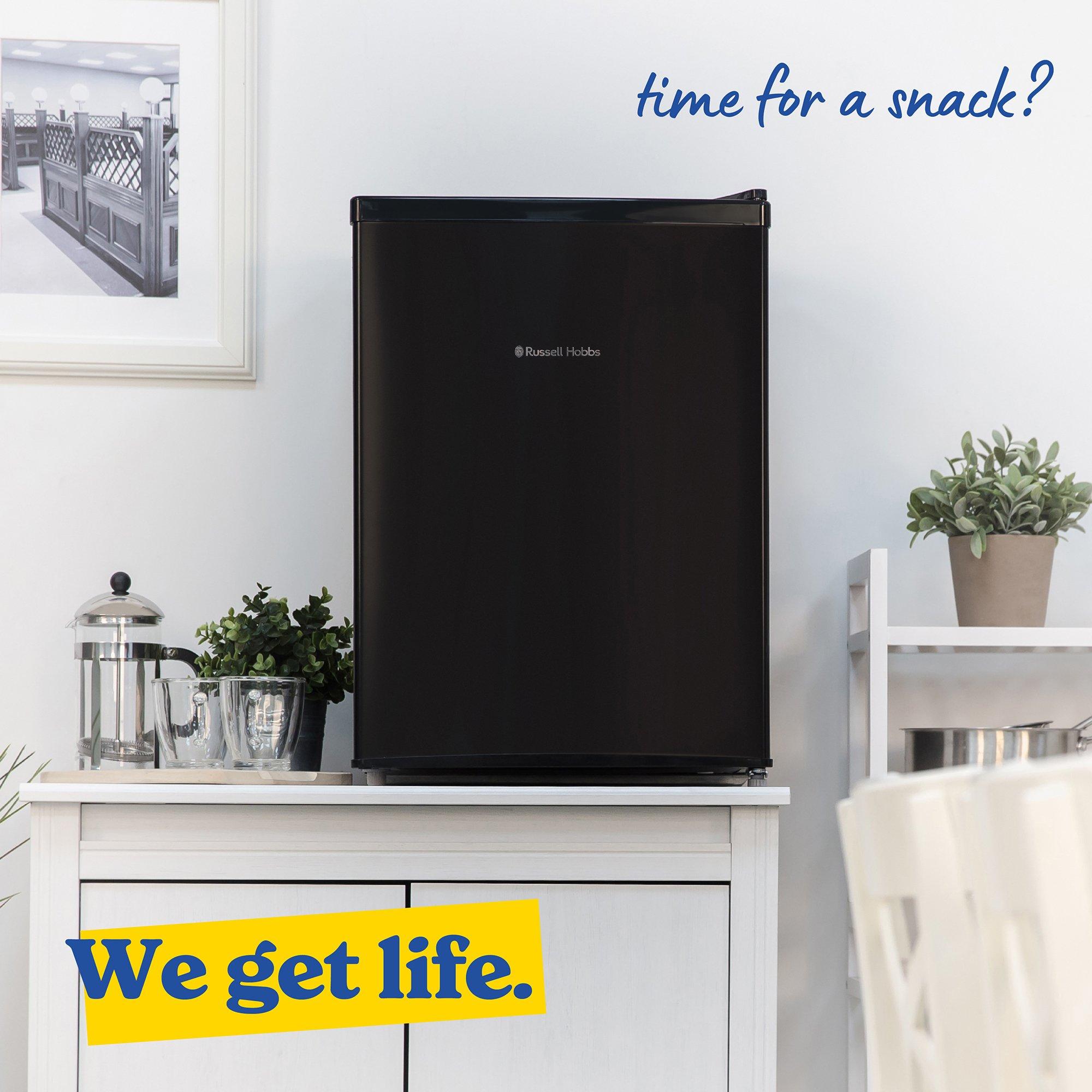 Black - Russell Hobbs - RUSSELL HOBBS 66L TABLE TOP FRIDGE - BLACK - 8