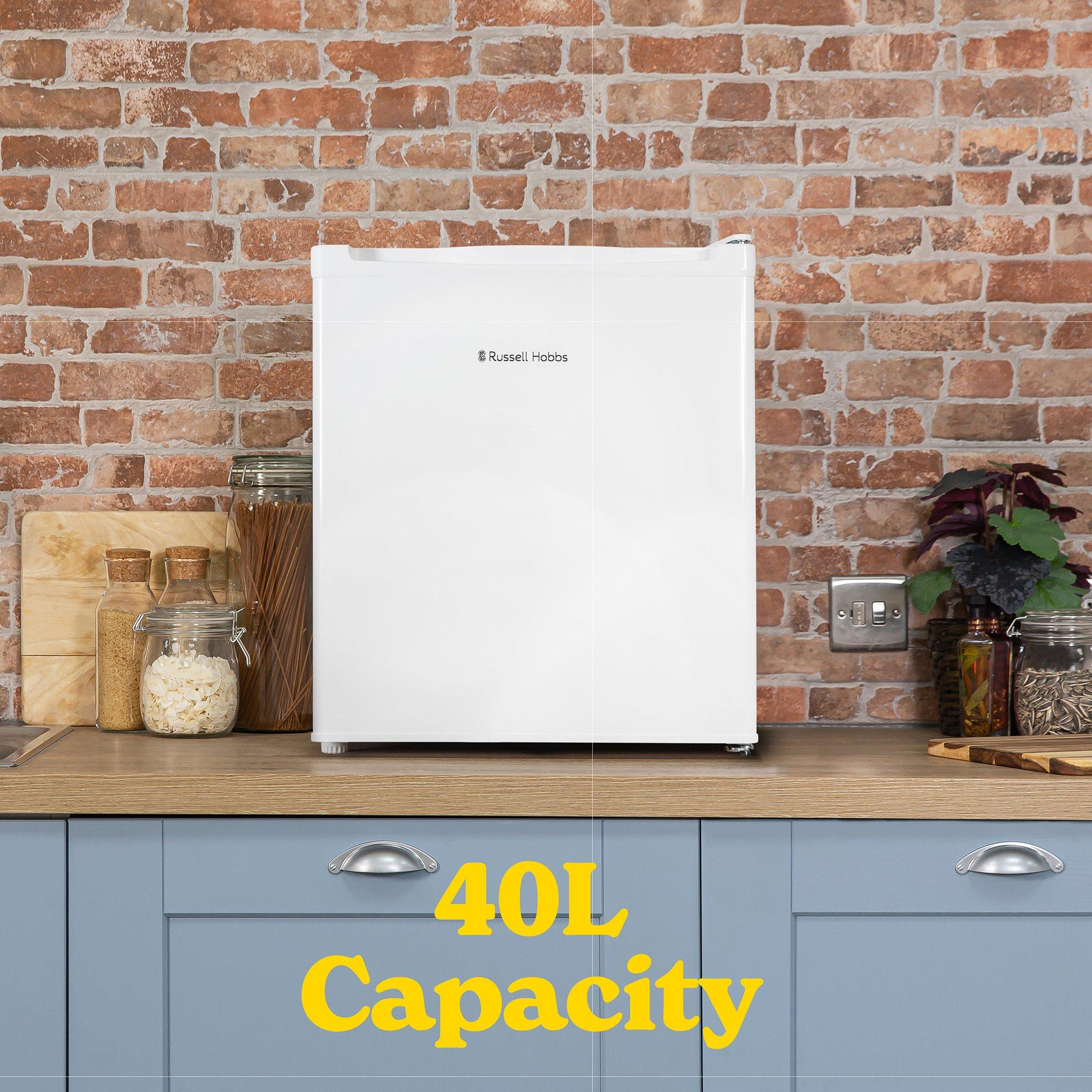 White - Russell Hobbs - RUSSELL HOBBS 40L TABLE TOP FRIDGE - 3