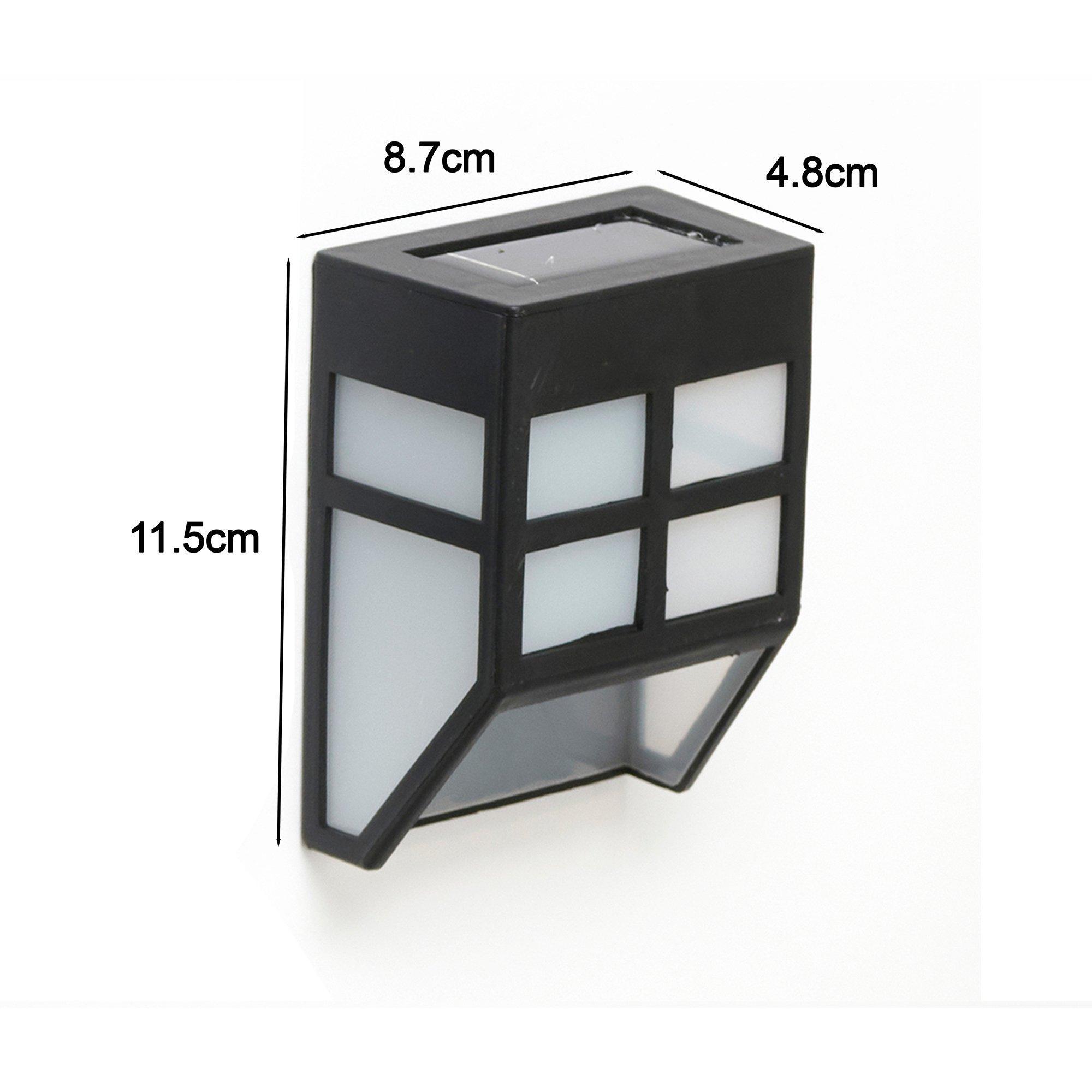 Multi - Greenhurst - Pack of 4 Solar fence lights - 4