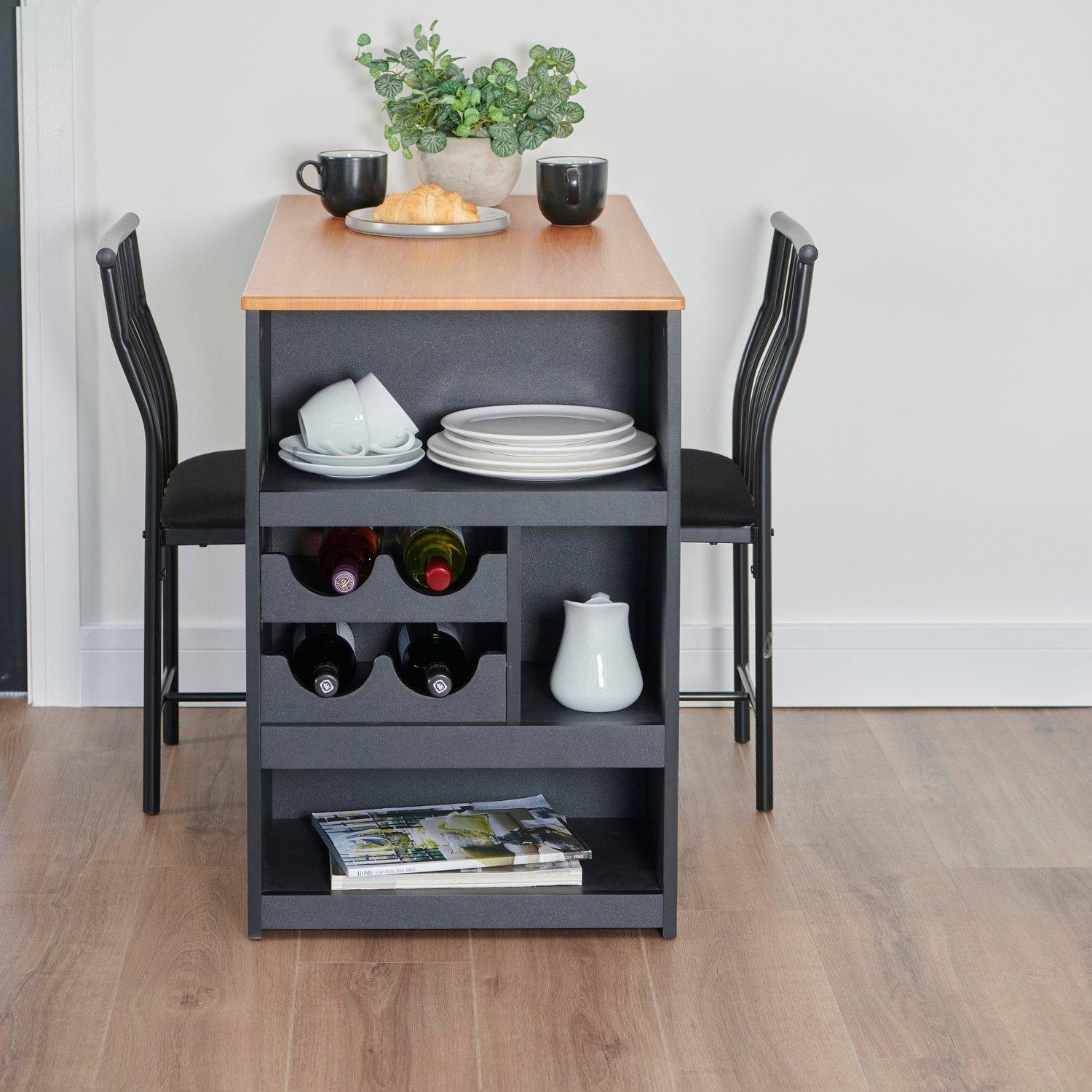 Black - Greenhurst - Bistro Storage set - 3