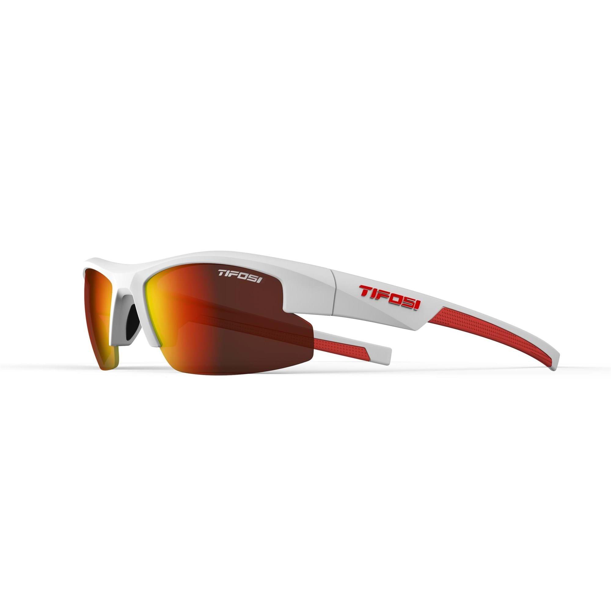 Matte Weiß/Rot - Tifosi - Shutout Single Lens Sunglasses - 2