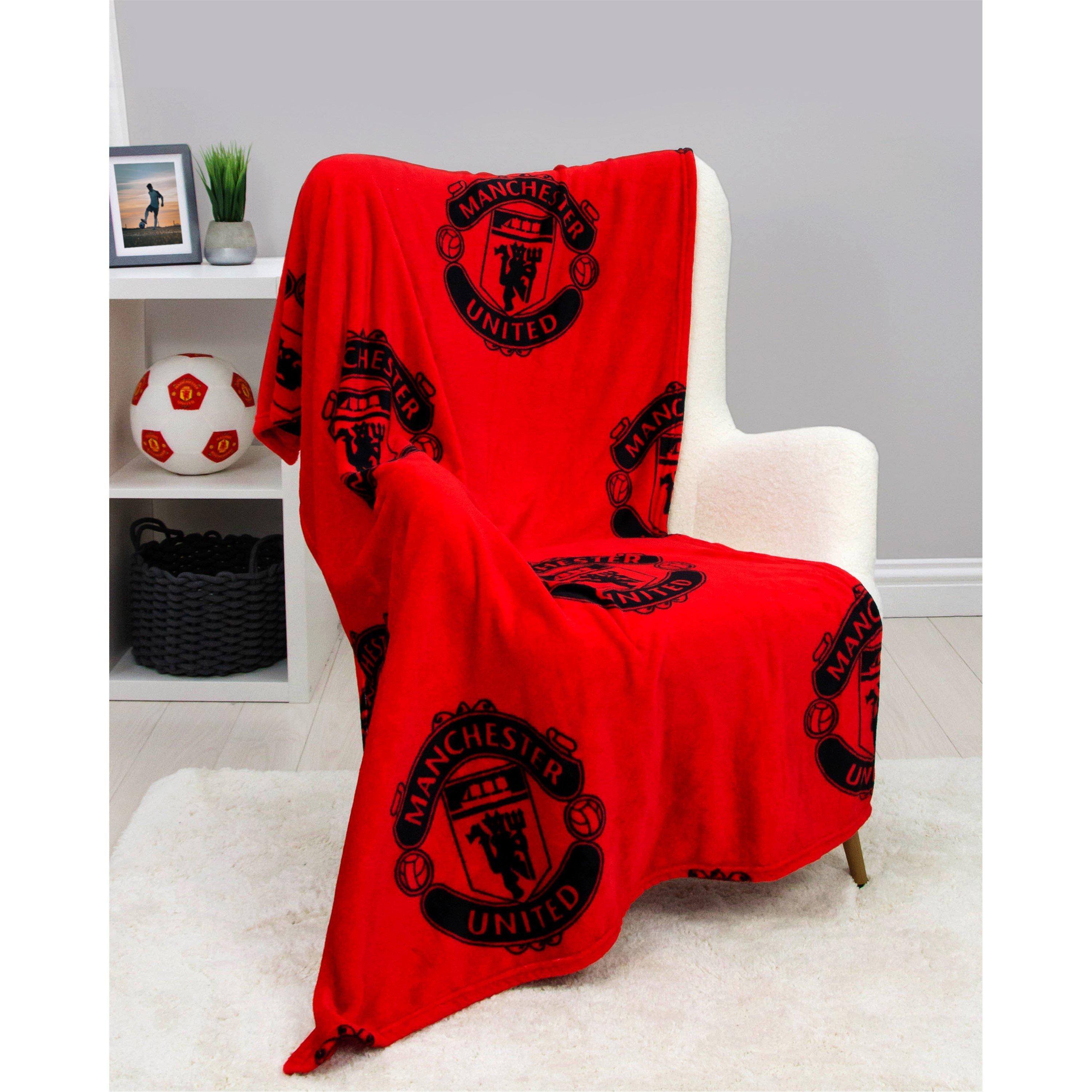 Manchester United Fc  Kids Man United Fc Fleece Blanket - 