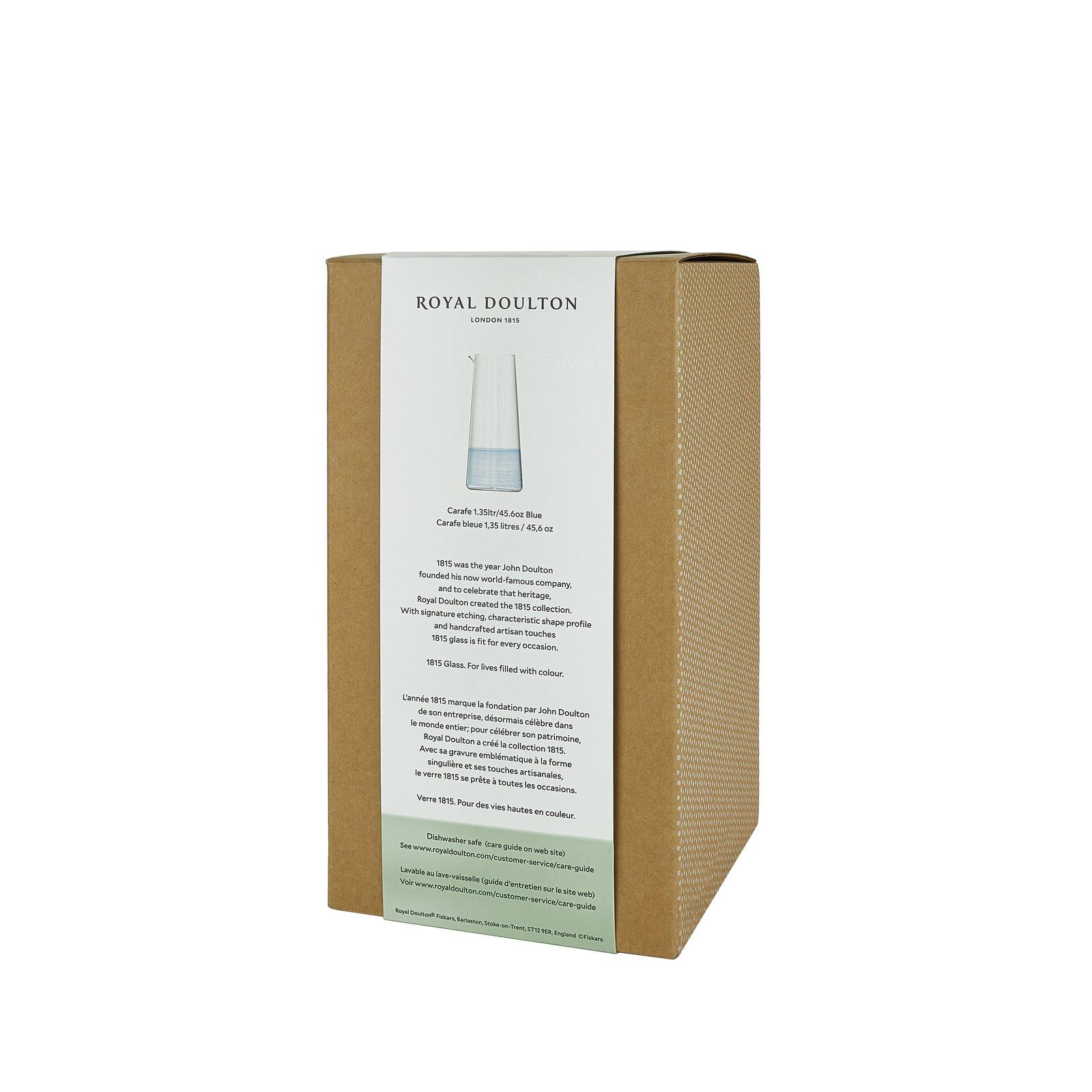 1815 Glass/Blue - Royal Doulton - Doulton Carafe - 3