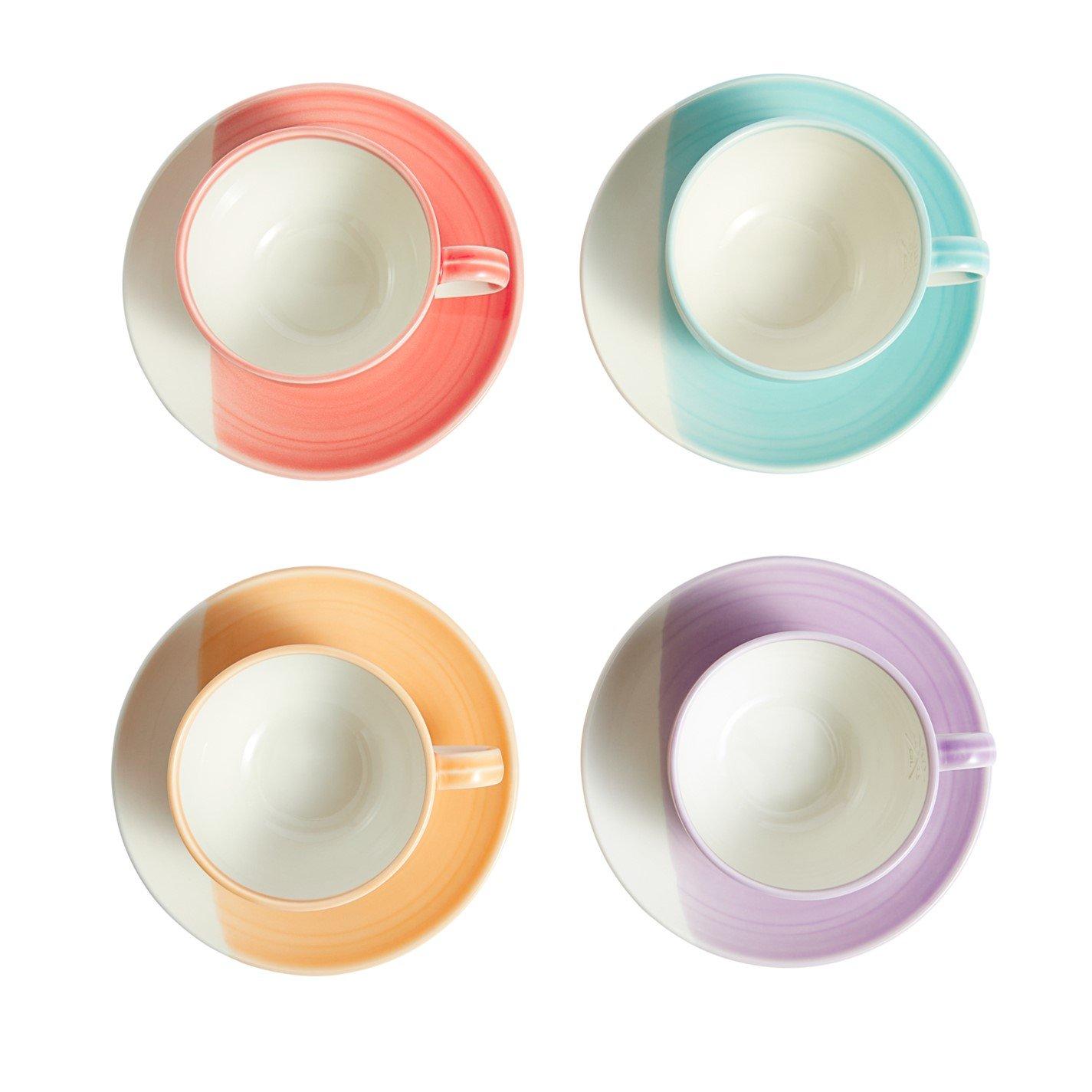 1815 Brights - Royal Doulton - 1815 Brights Cappuccino and Saucer - Set of 4 - 1