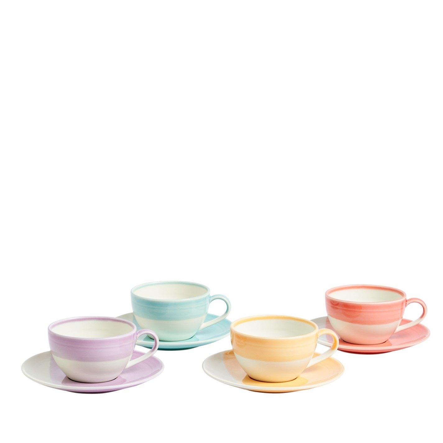 1815 Brights - Royal Doulton - 1815 Brights Cappuccino and Saucer - Set of 4 - 2