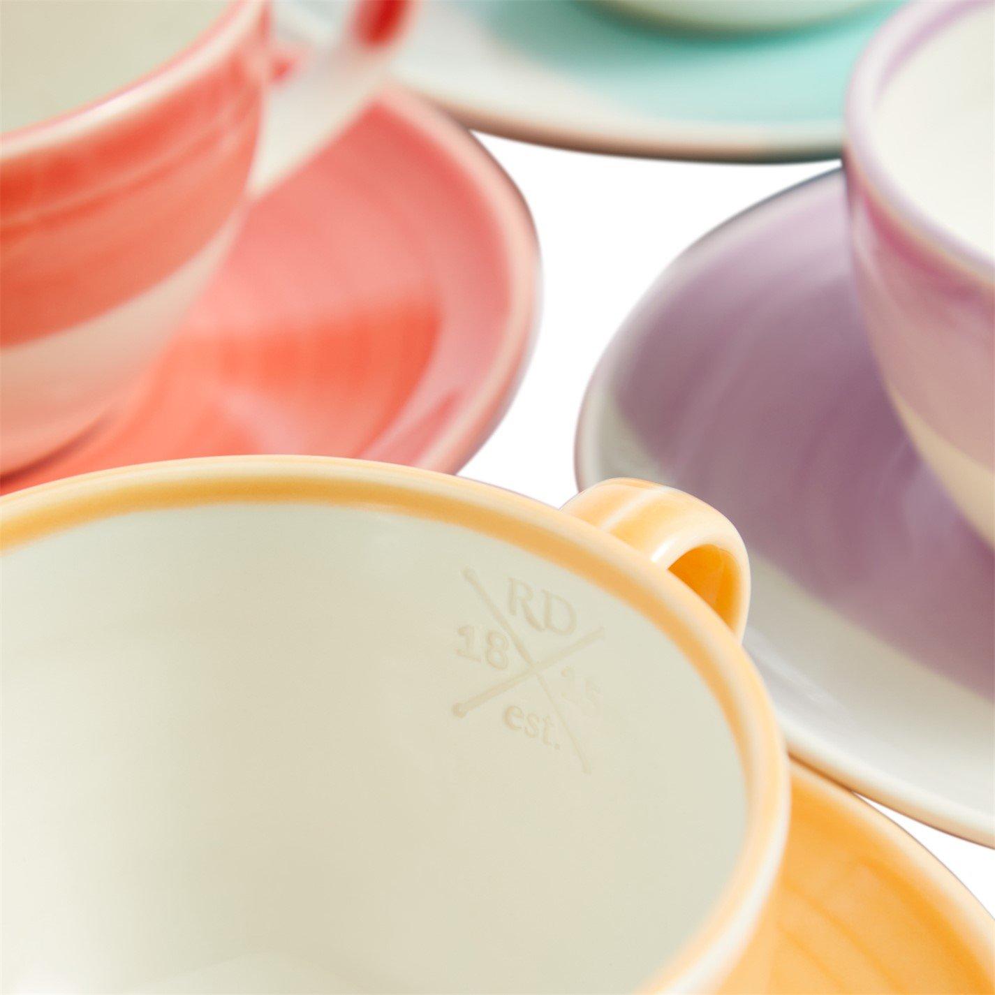 1815 Brights - Royal Doulton - 1815 Brights Cappuccino and Saucer - Set of 4 - 5