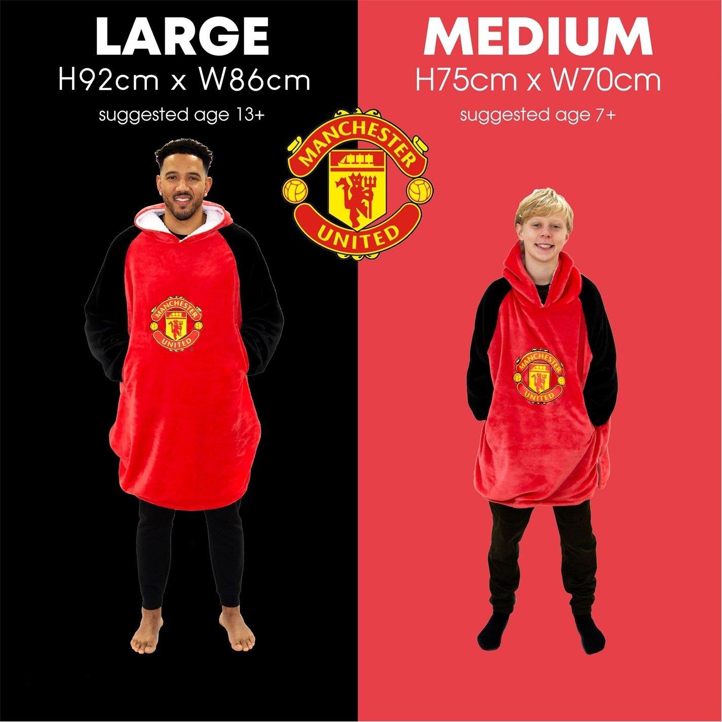 Multi - Team - Man United FC Hooded Wearable Fleece - 5
