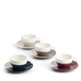 Royal Doulton Coffee Studio Cappuccino Cup and Saucers - Set of 4