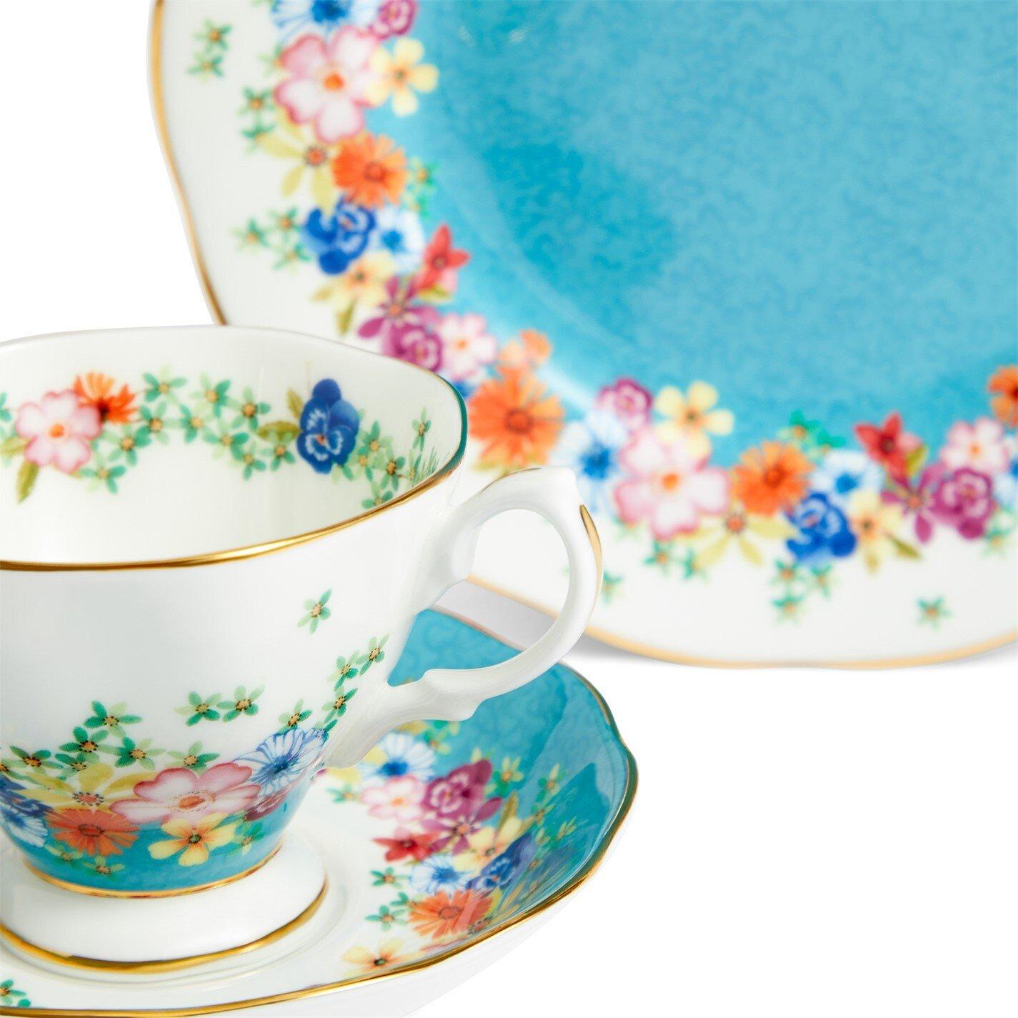 Florence - Royal Albert - Tea Set Cups and Saucers - 2
