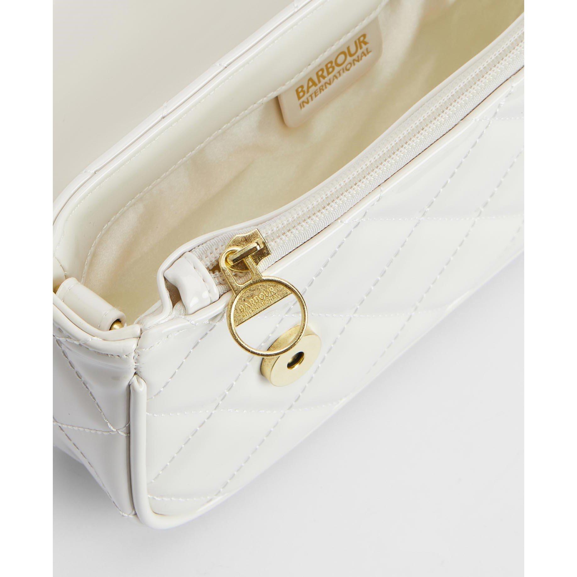 G Silver Birch - Barbour International - Quilted Medium Cross Body Bag - 6