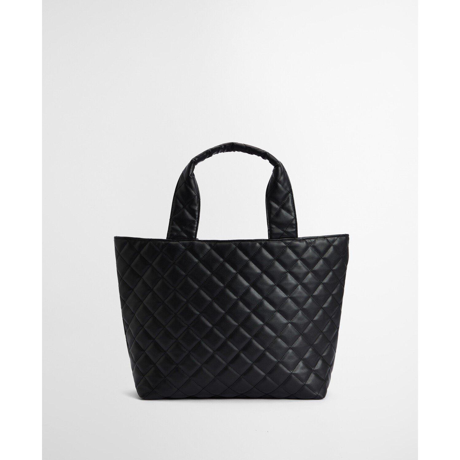 Black - Barbour International - Battersea Quilted Mini Tote Bag - 3