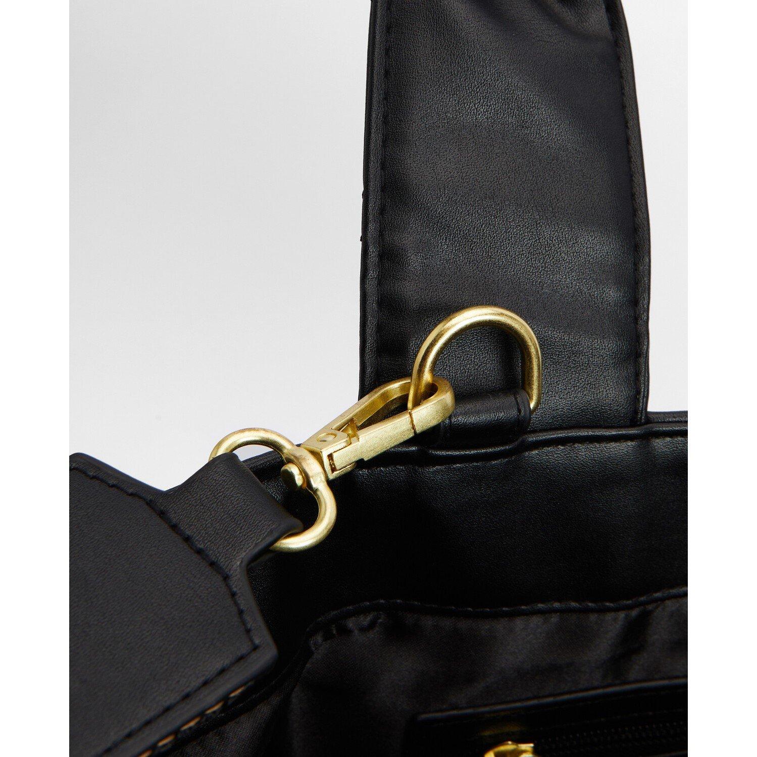 Black - Barbour International - Battersea Quilted Mini Tote Bag - 8