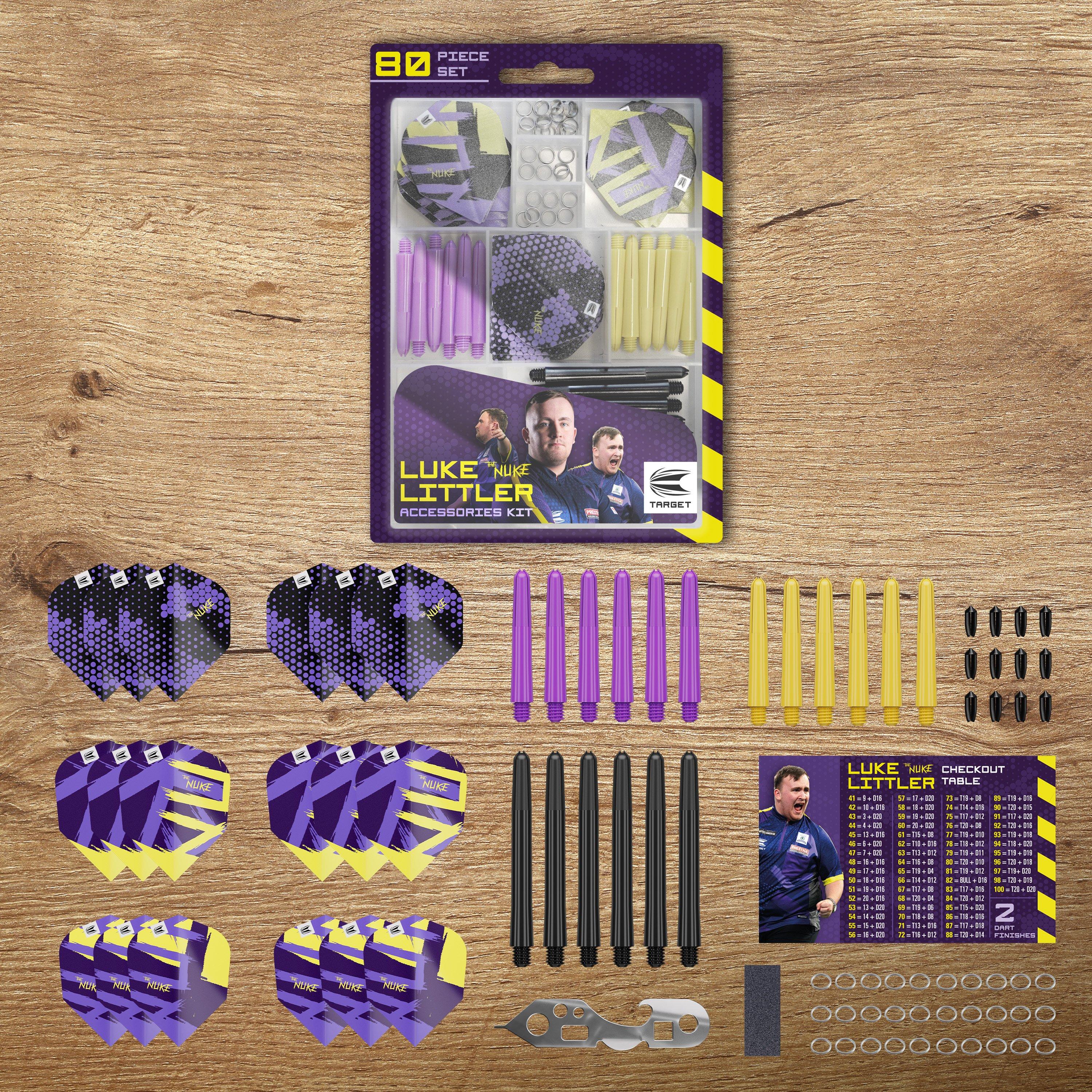 Target Darts | Luke Littler Dart Accessories Kit | Dart
