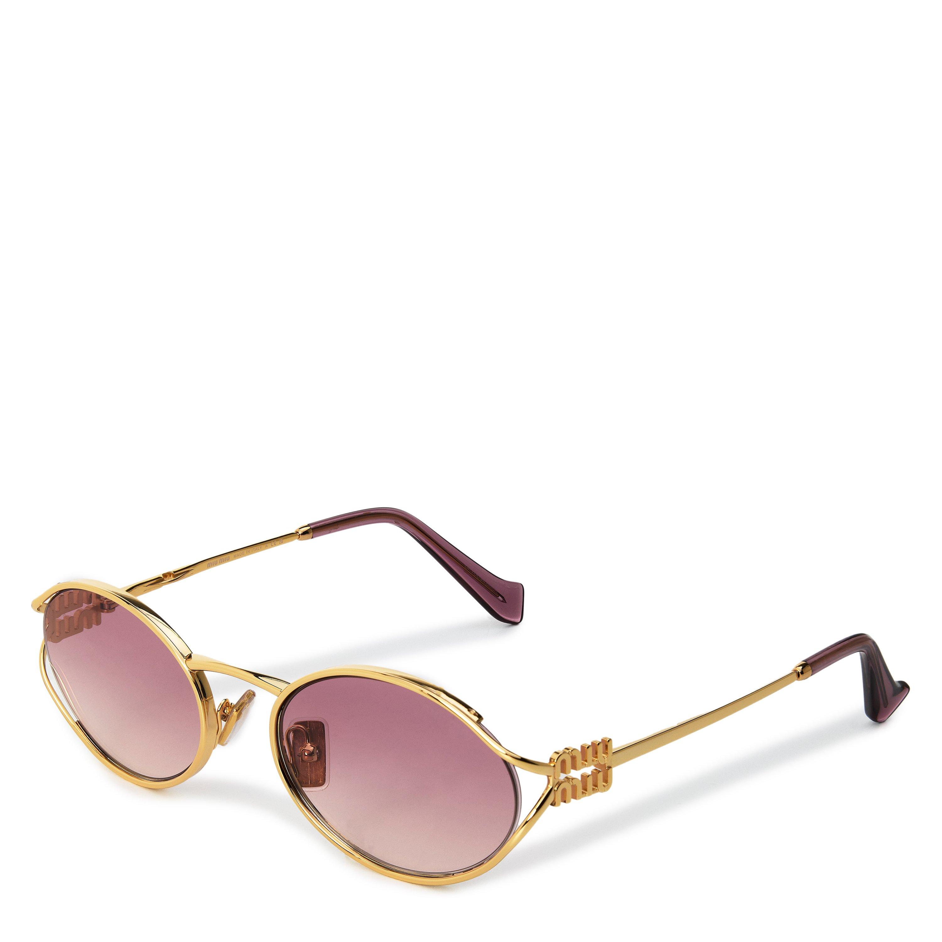 Miu Miu Sunglasses Women's Logo Sunglasses | Flannels