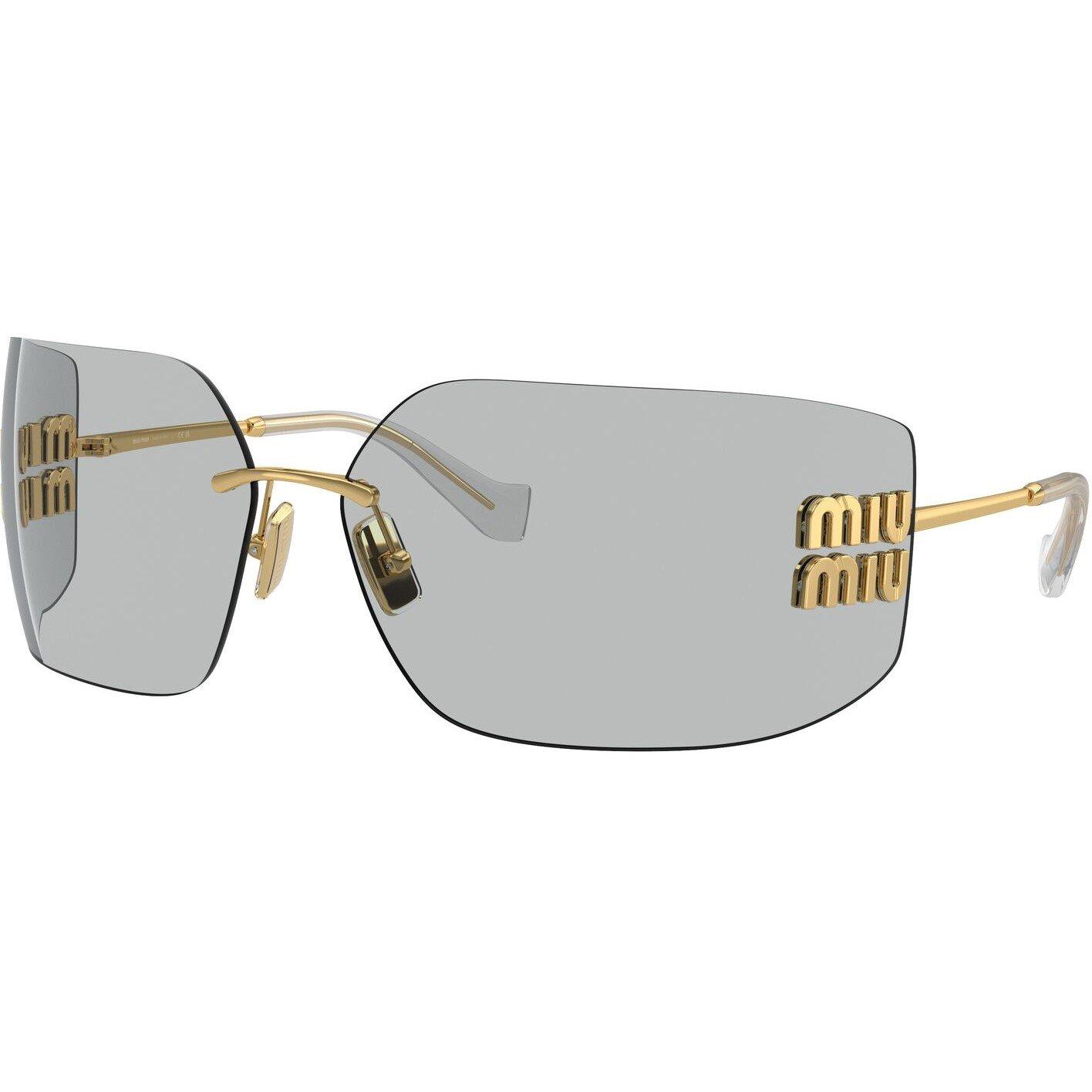 Gold - Miu Miu - D-Frame Sunglasses - 2