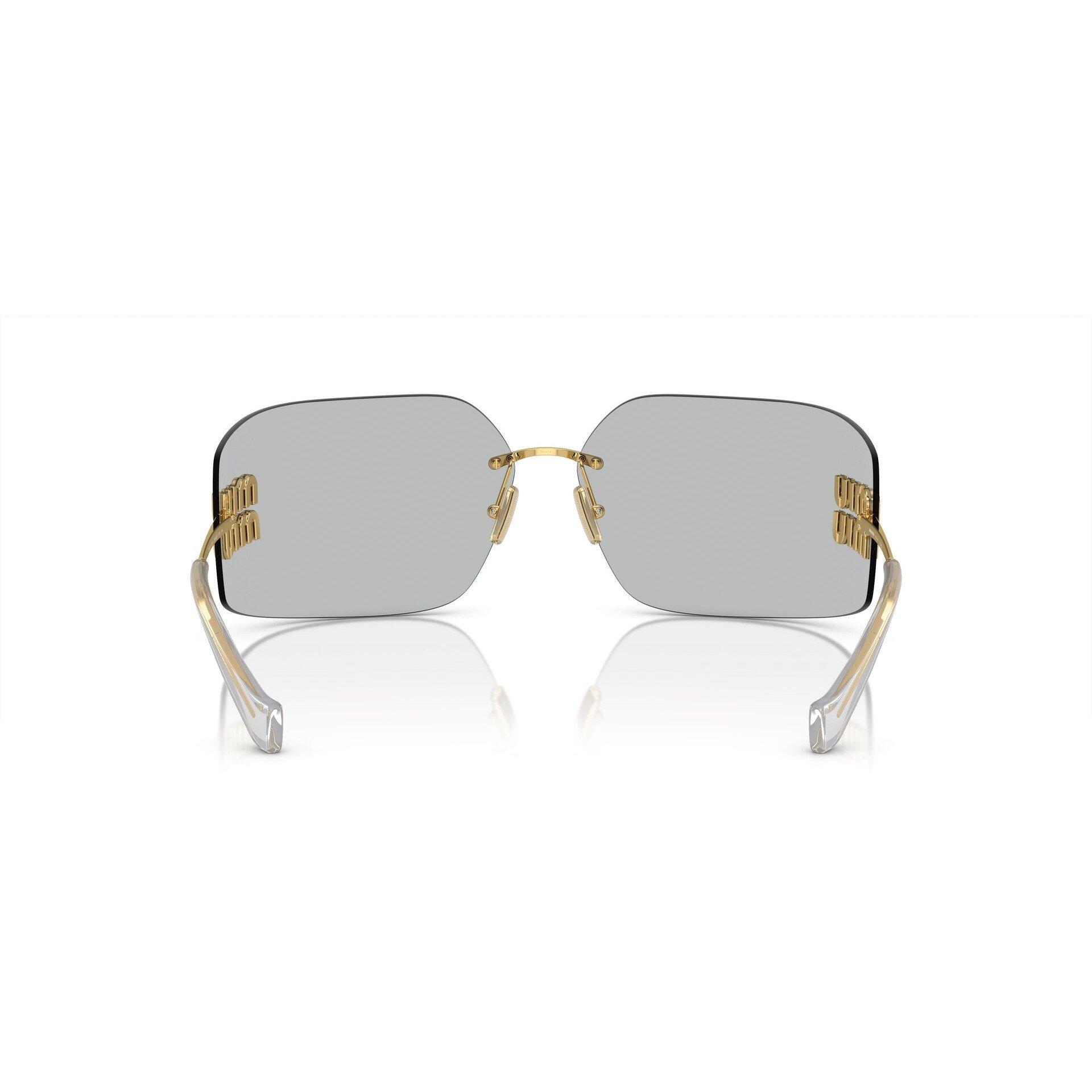 Gold - Miu Miu - D-Frame Sunglasses - 3