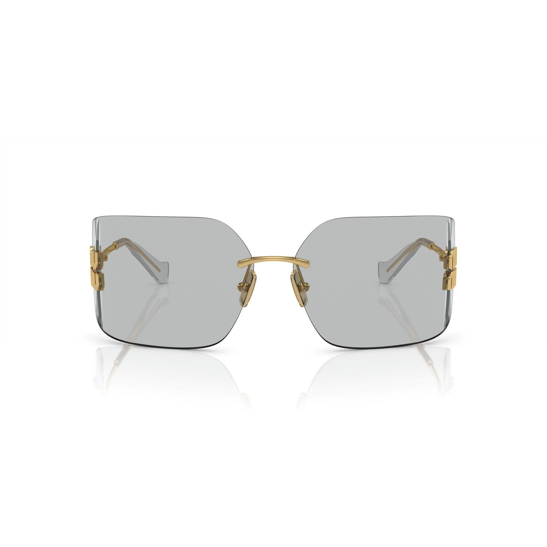 Gold - Miu Miu - D-Frame Sunglasses - 5