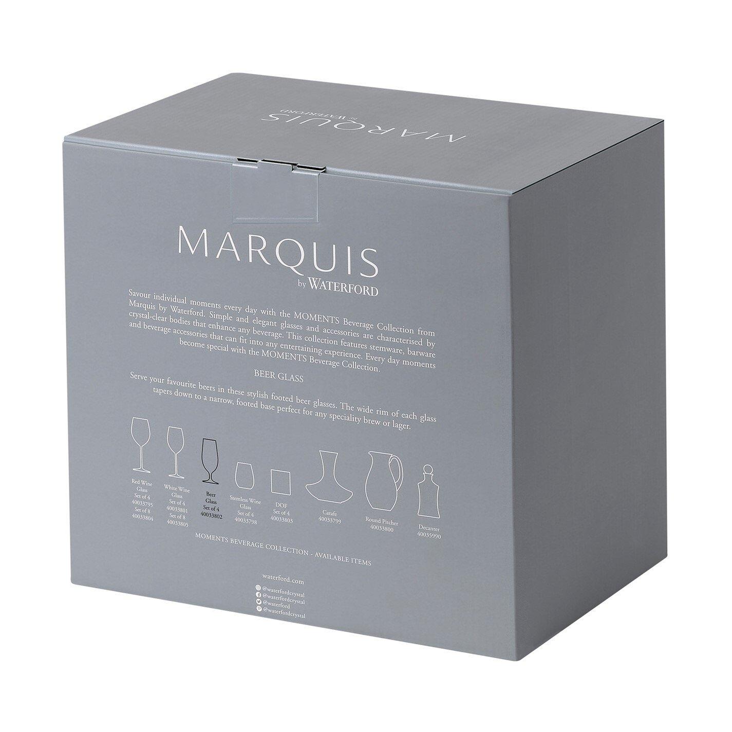 Moments - Marquis by Waterford - Marquis Beer Glass - Set of 4 - 3