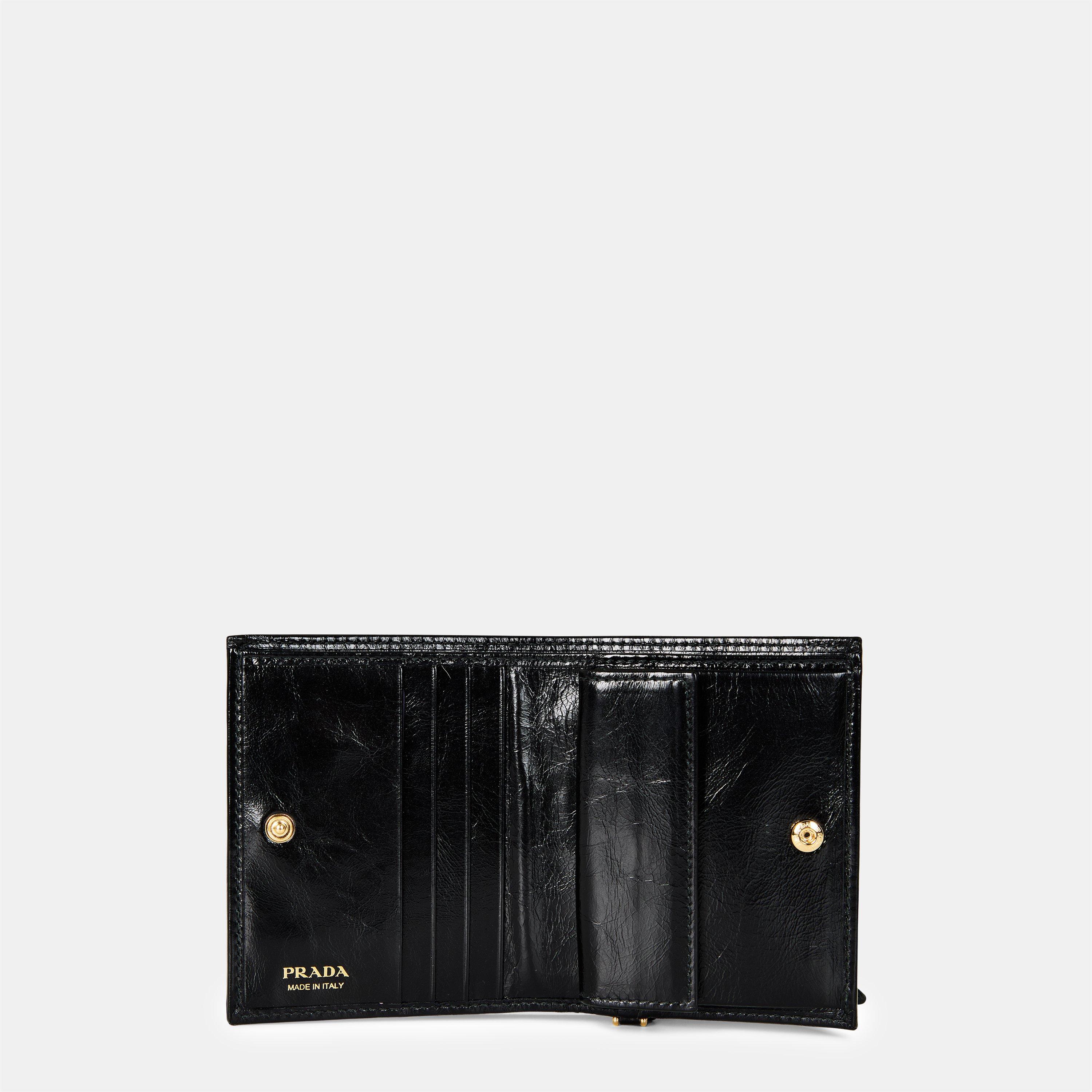 Nero - Prada - Women's Soft Leather Billfold Wallet - 3