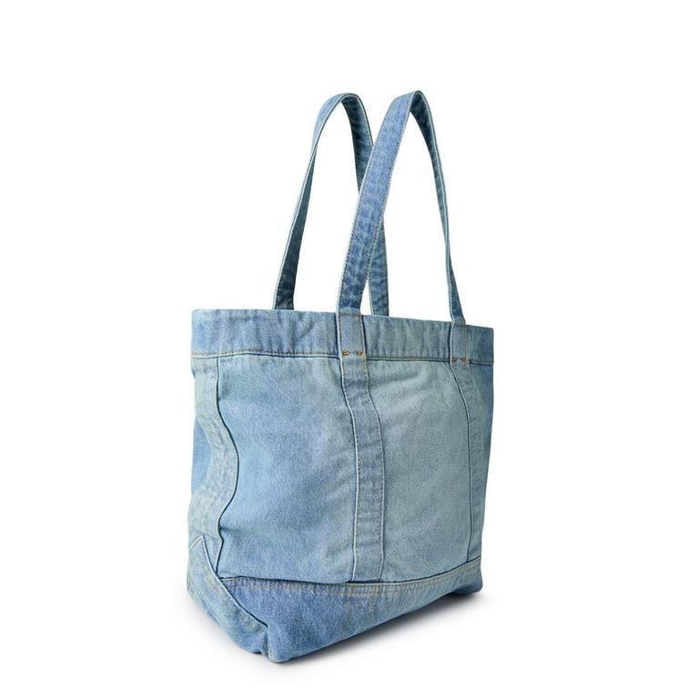 Polo Ralph Lauren | Bear Denim Medium Tote Bag | Tote Bags Polo Ralph Lauren | Bear Denim Medium Tote Bag | Tote Bags