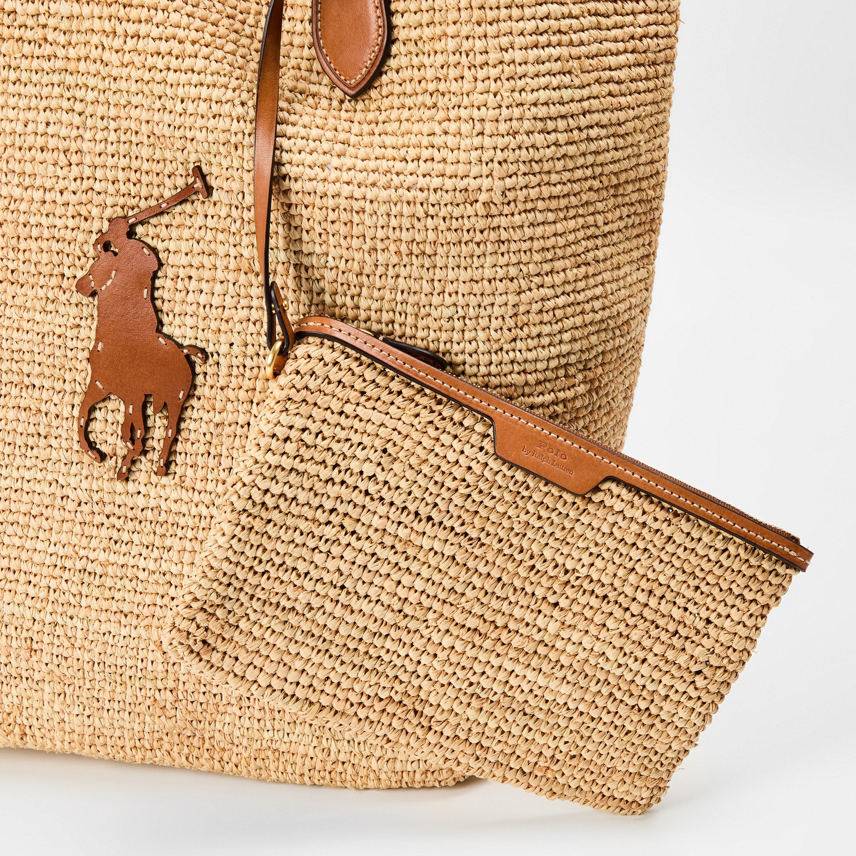 Natural/Cuoio - Polo Ralph Lauren - Women's Natural Tote Bags - 4