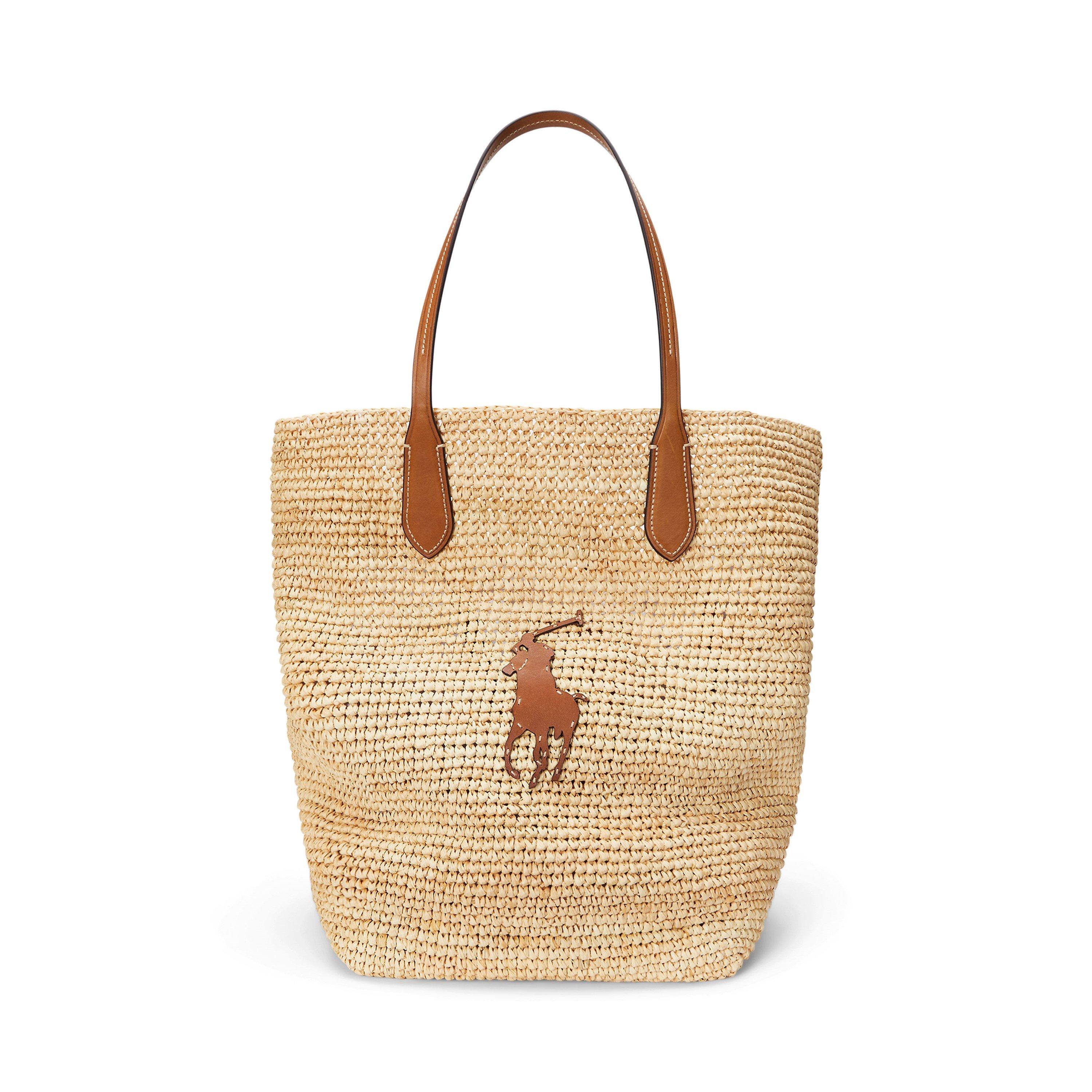 Polo Ralph Lauren Women's Natural Tote Bags - NATURAL/CUOIO