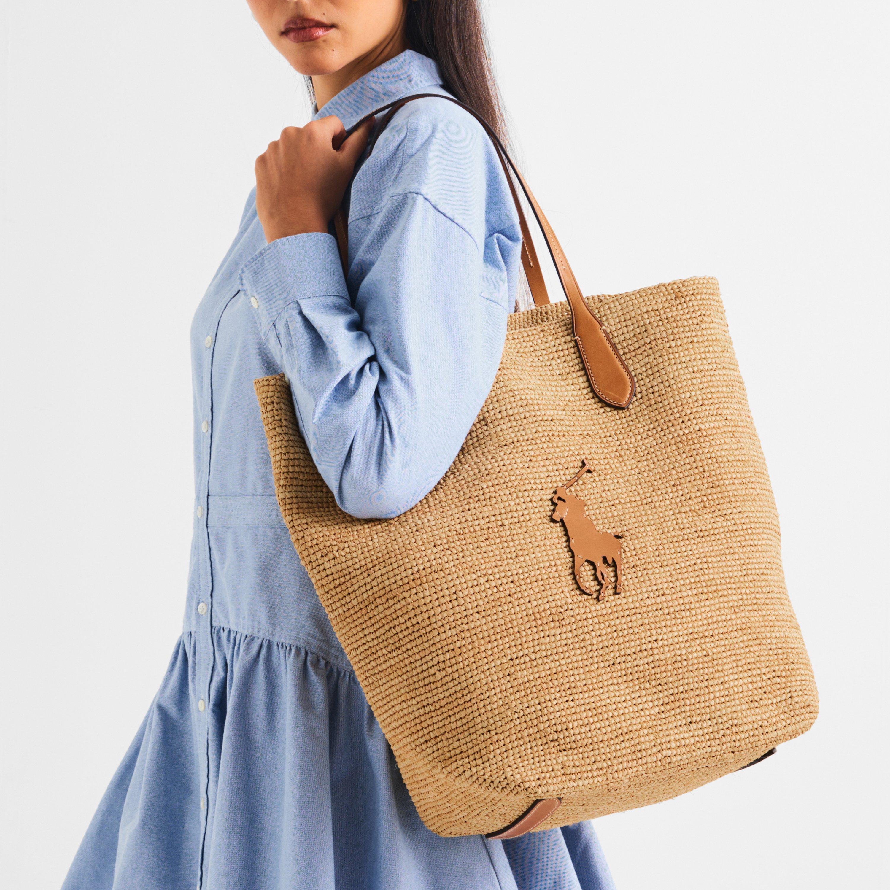 NATURAL/CUOIO - Polo Ralph Lauren - Women's Natural Tote Bags - 3