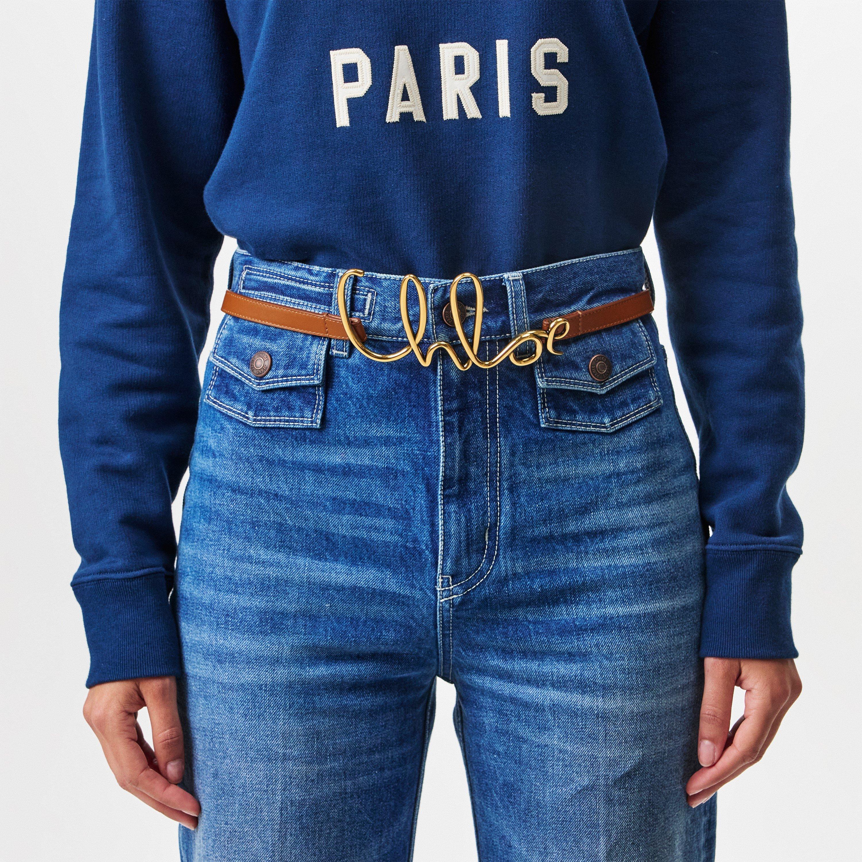 Clay Brown - Chloe - Women's Iconic Leather Belt - 2