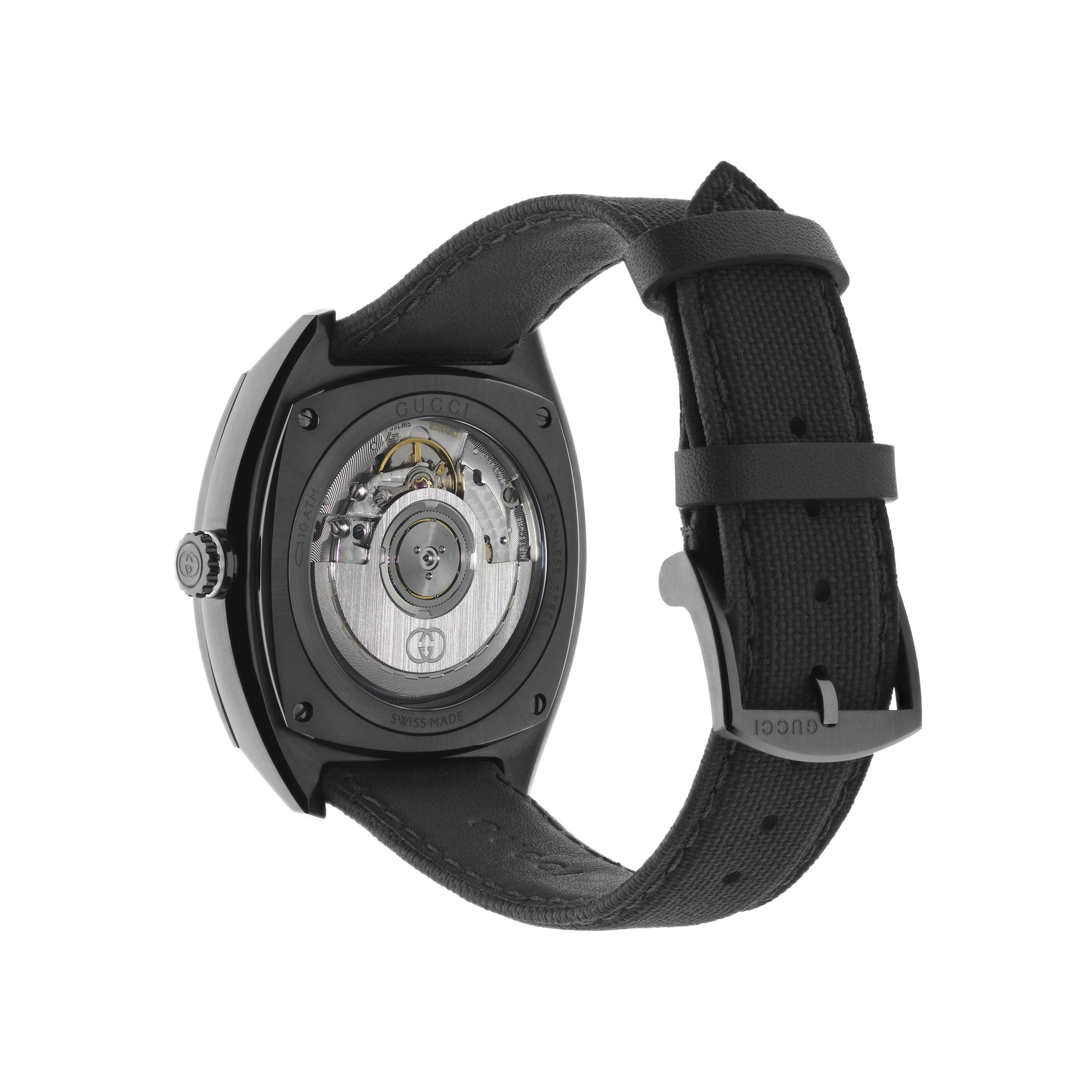 Black - Gucci - Interlocking Watch - 3