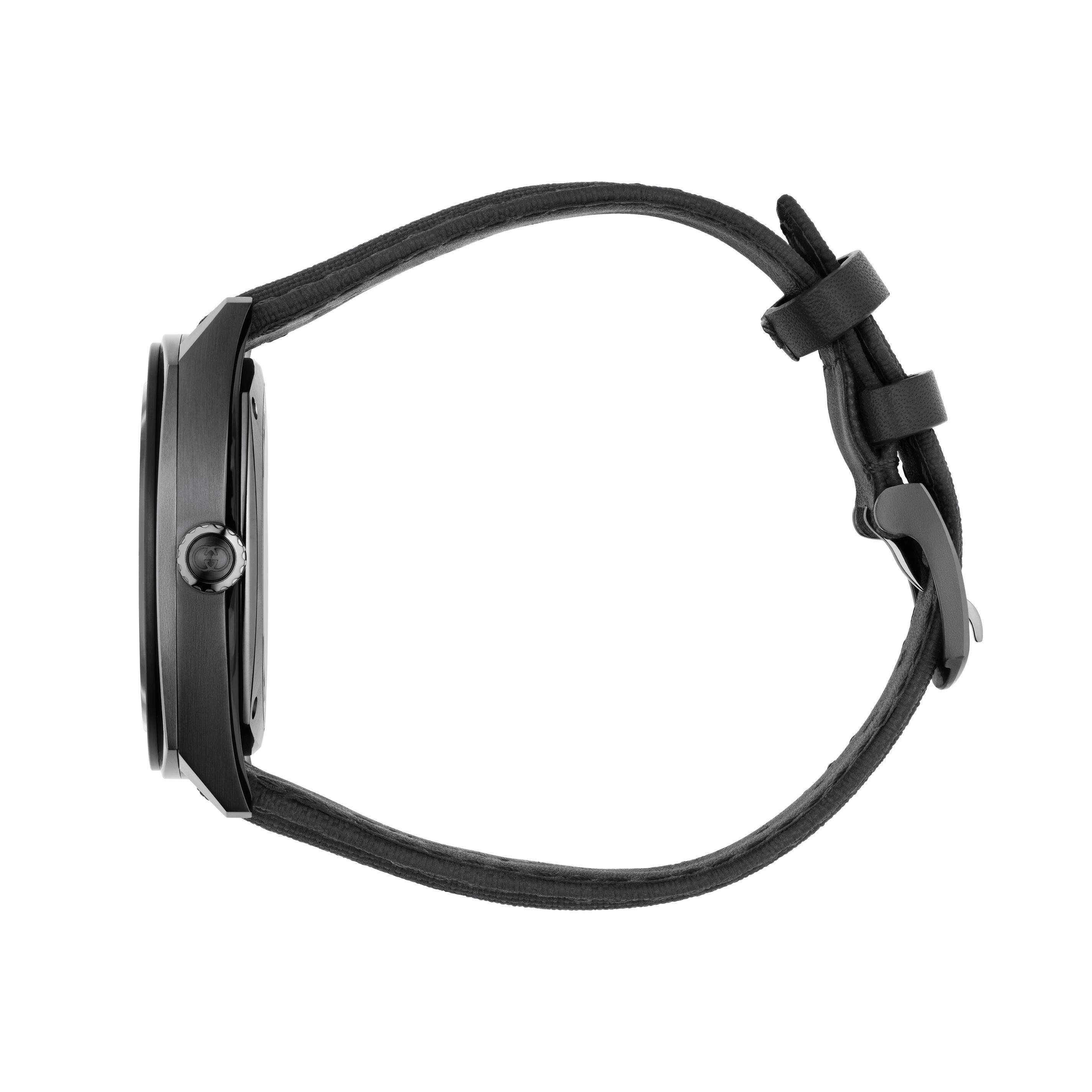 Black - Gucci - Interlocking Watch - 4