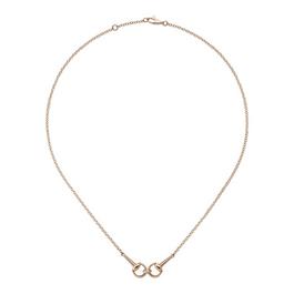 Gucci Horsebit Diamond Chain Necklace