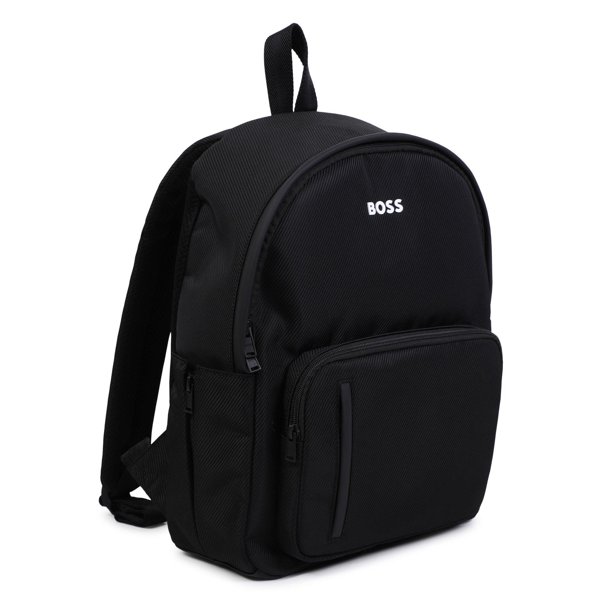 Black 09B - Boss - Kids Logo Backpack - 2