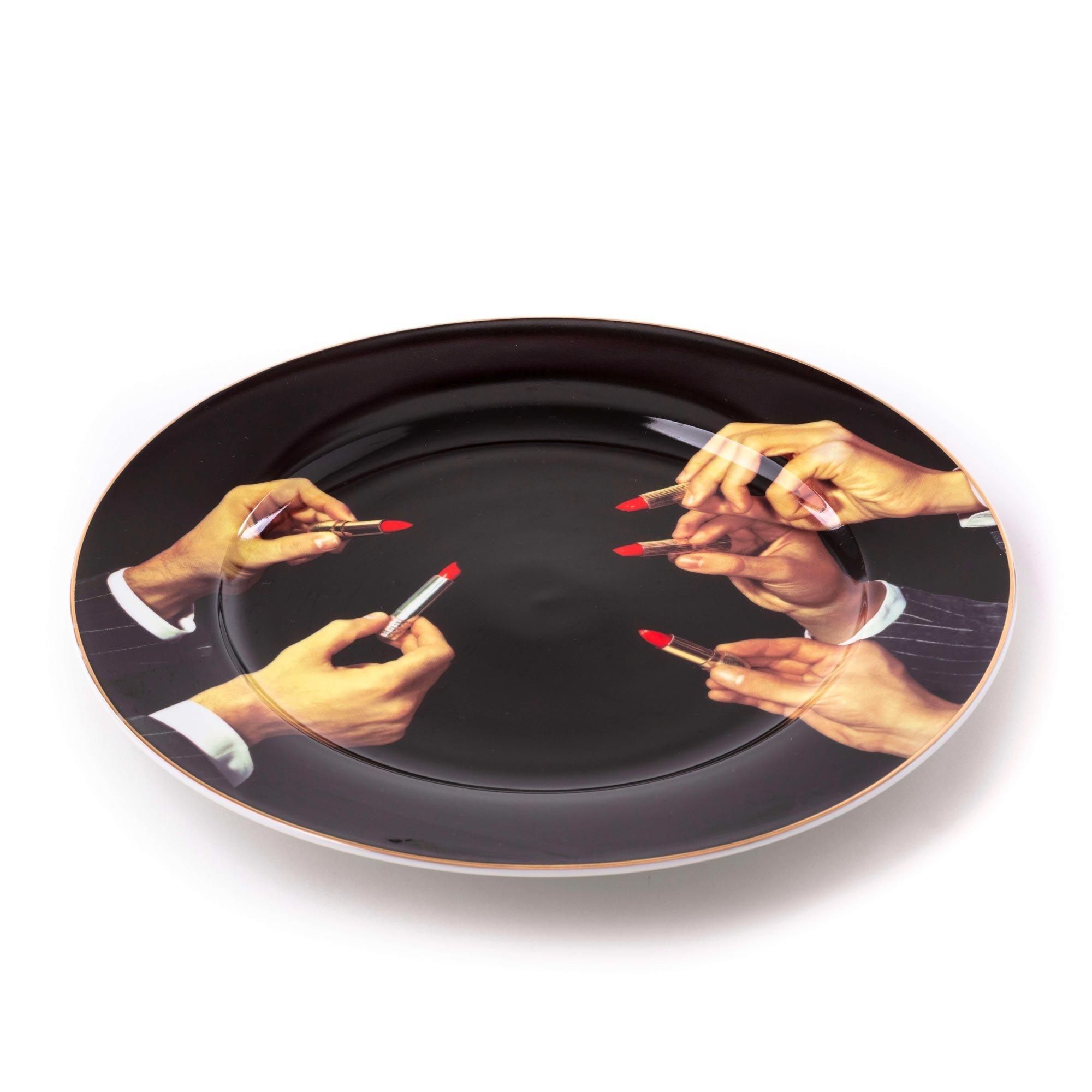 Lipsticks - Seletti wears Toiletpaper - Toiletpaper Porcelain Dinner Plate - 2