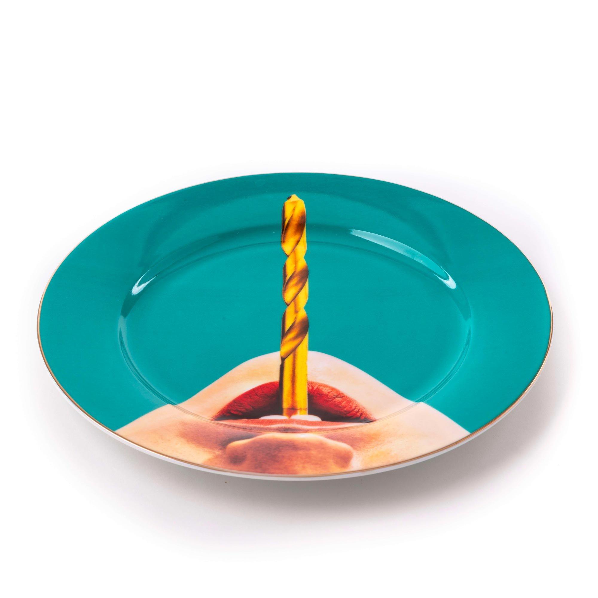 Drill - Seletti wears Toiletpaper - Toiletpaper Porcelain Dinner Plate - 1