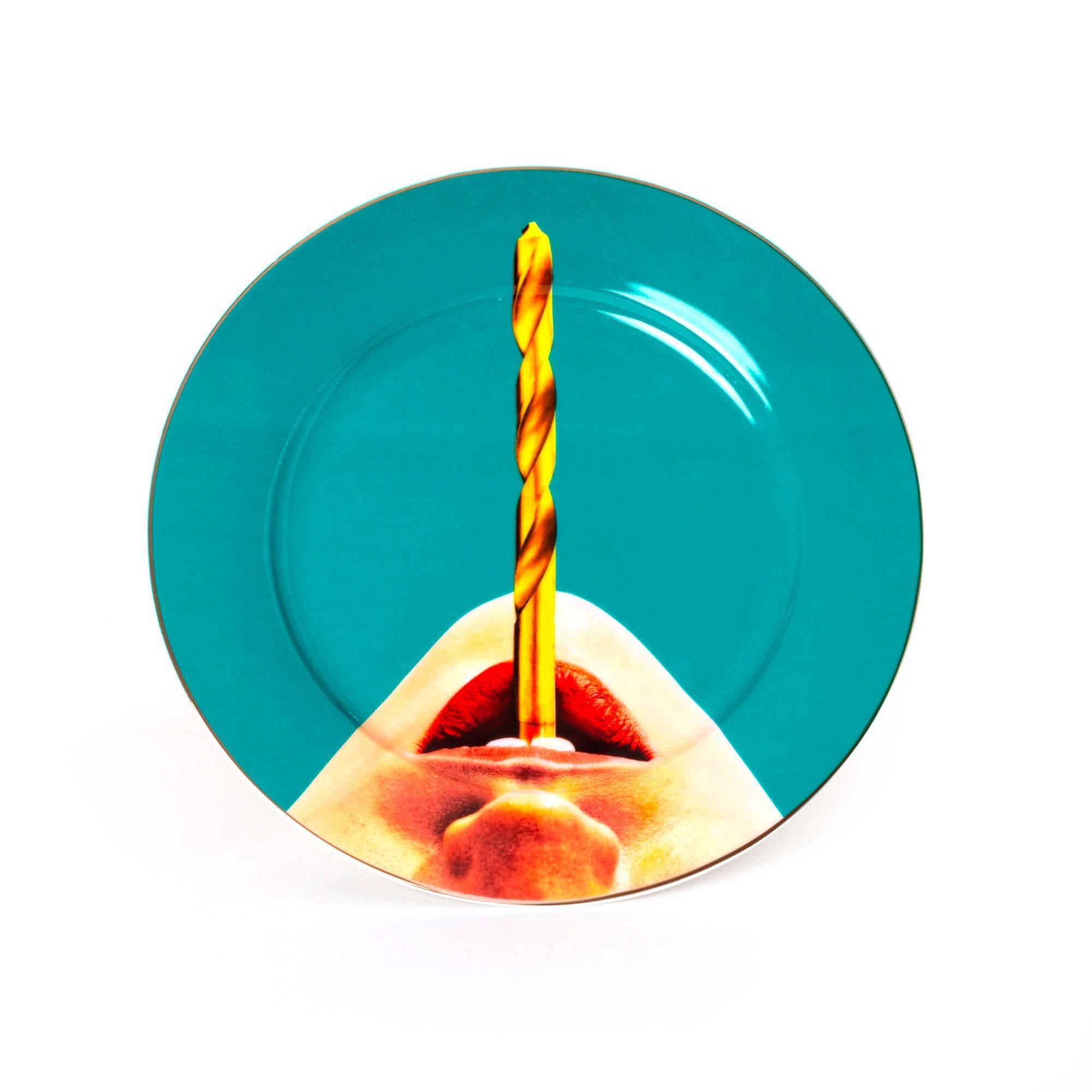 Drill - Seletti wears Toiletpaper - Porcelain Dinner Plate - 2