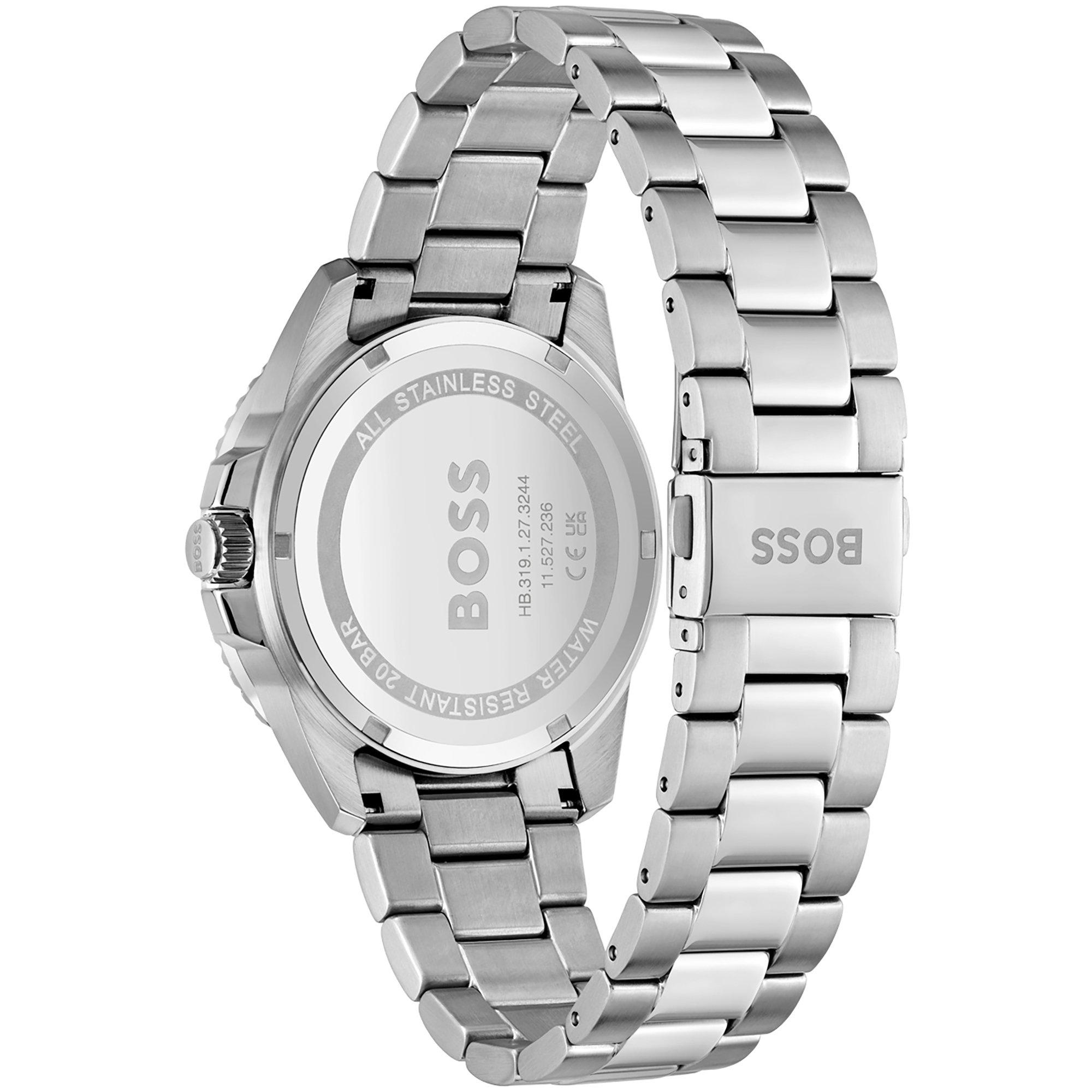 Blue/Silver - Boss - Men's Ace Watch, Water Resistance - 2