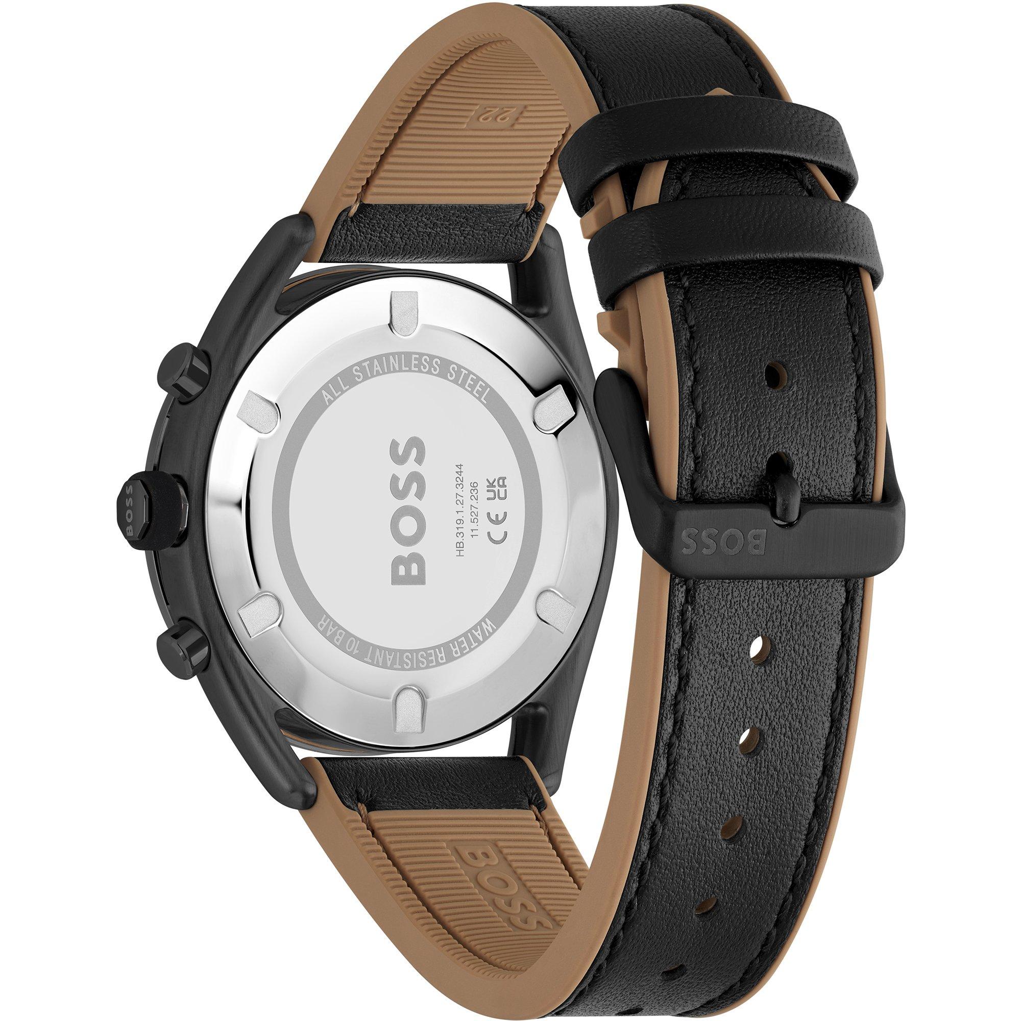 Black - Boss - Men's Centre Court Sporty Chronograph Watch - 2