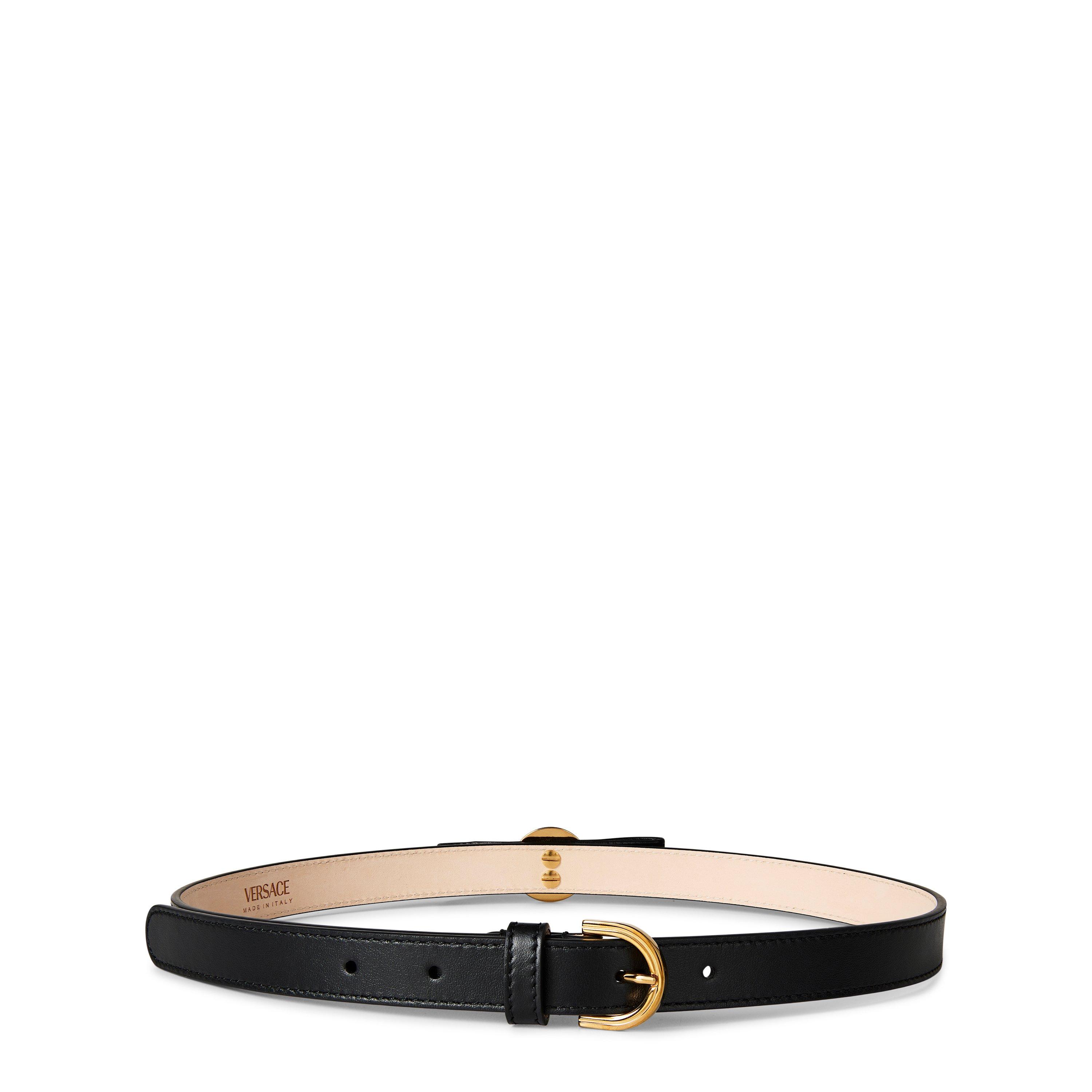 Black Gold - Versace - Women's Gianni Leather Belt - 2